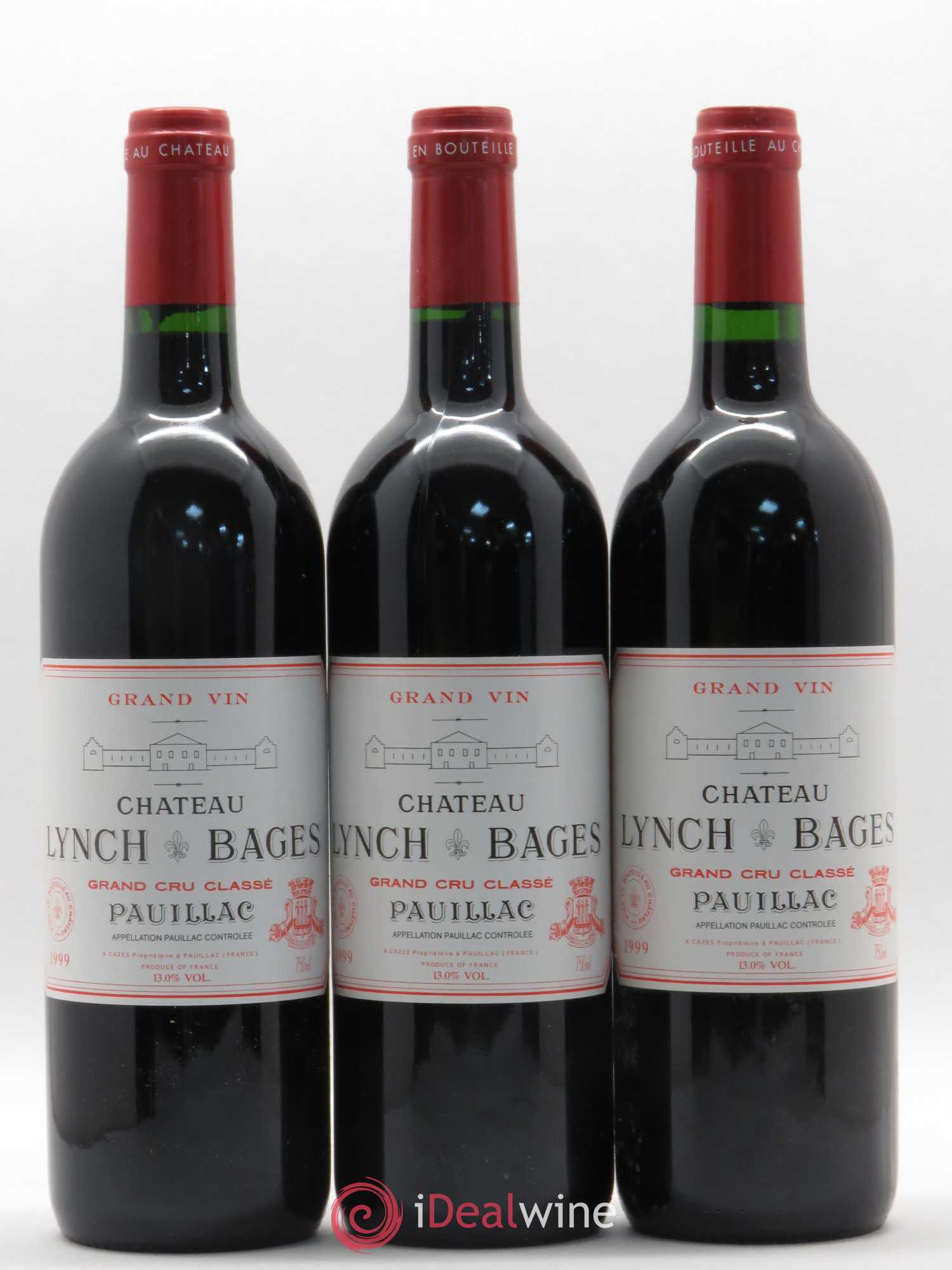 Château Lynch Bages 5ème Grand Cru Classé 1999 - Lot de 12 bouteilles - 3