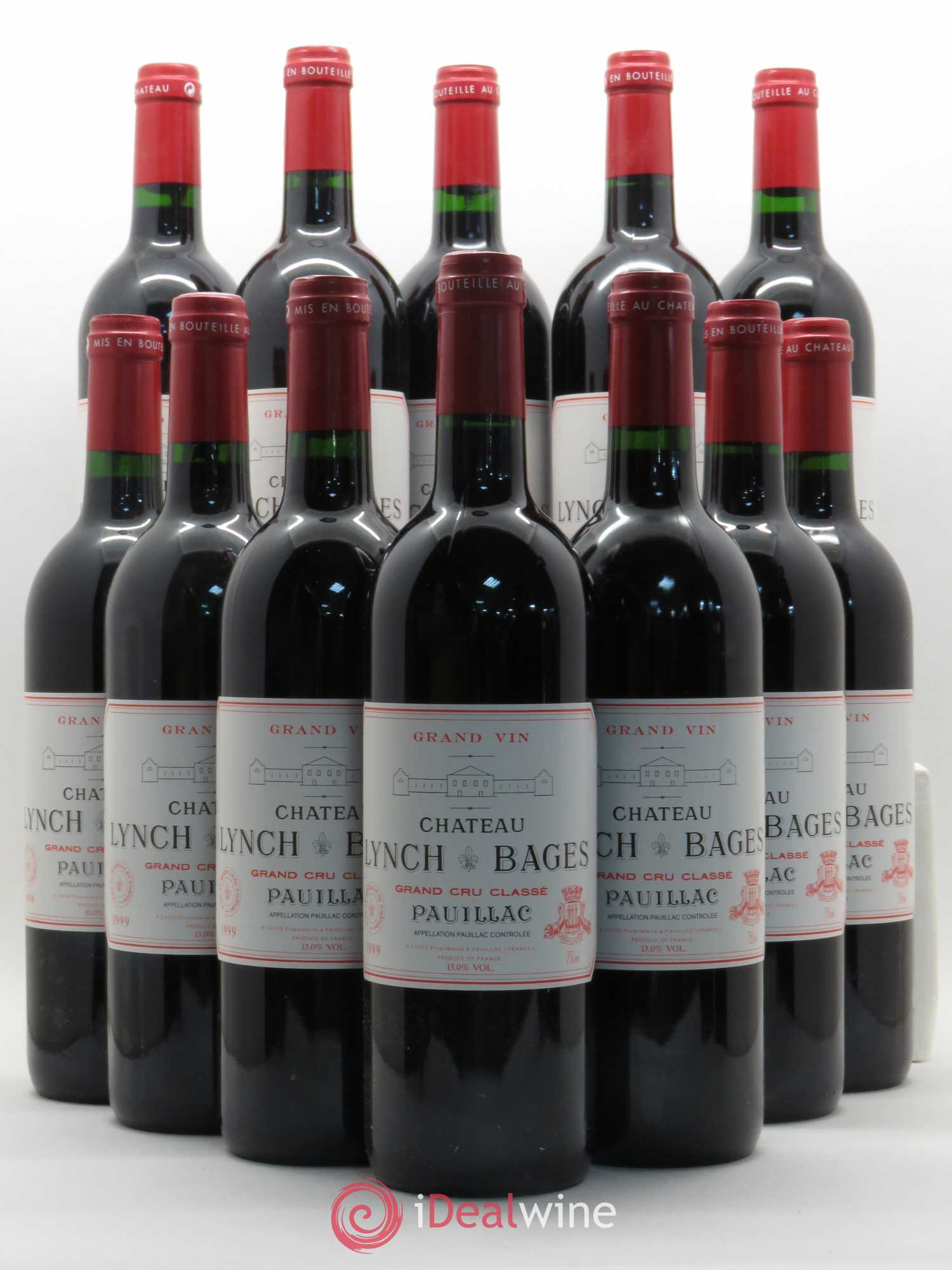 Château Lynch Bages 5ème Grand Cru Classé 1999 - Lot de 12 bouteilles - 0