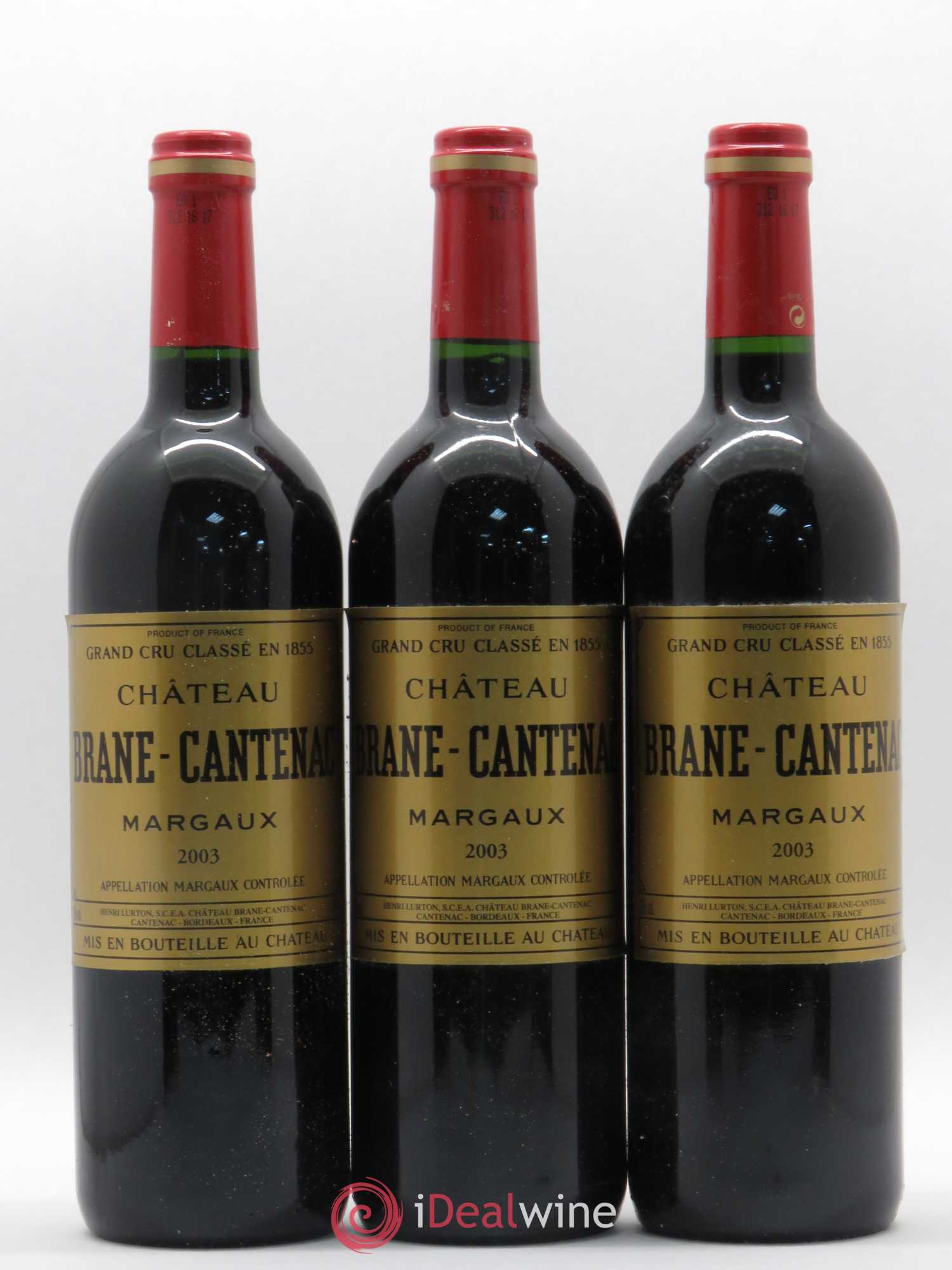 Château Brane Cantenac 2ème Grand Cru Classé 2003 - Lot de 12 bouteilles - 4