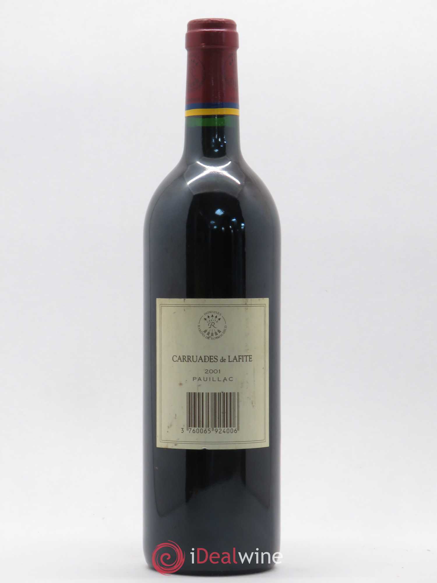 Carruades de Lafite Rothschild Second Vin 2001 - Lot de 1 bouteille - 1