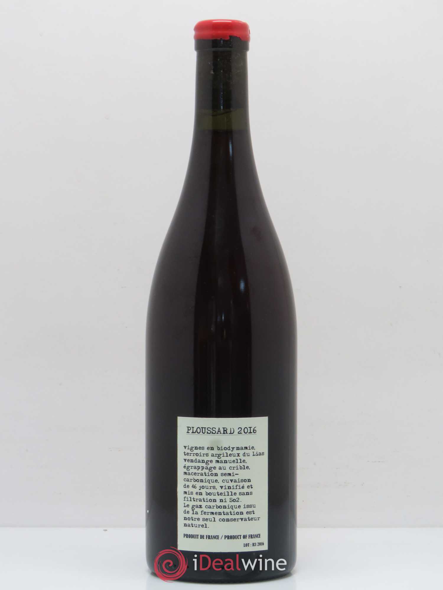 Arbois Ploussard Adeline Houillon & Renaud Bruyère 2016 - Lot de 1 bouteille - 1