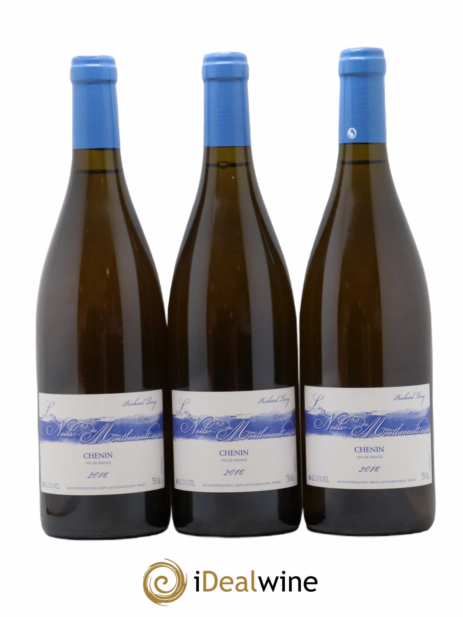 Vin de France Les Noëls de Montbenault Richard Leroy 2016 - Lot of 3 bottles - 0