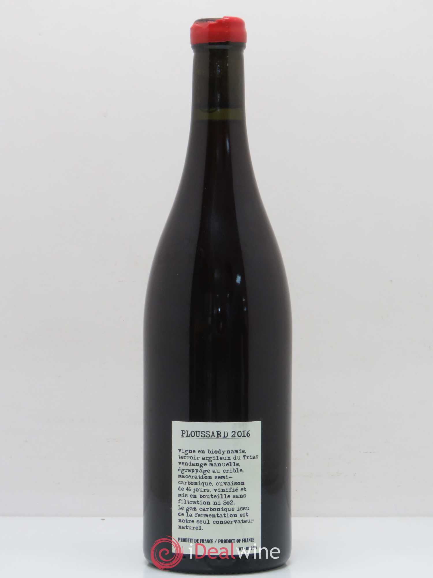 Arbois Ploussard Adeline Houillon & Renaud Bruyère 2016 - Lot de 1 bouteille - 1