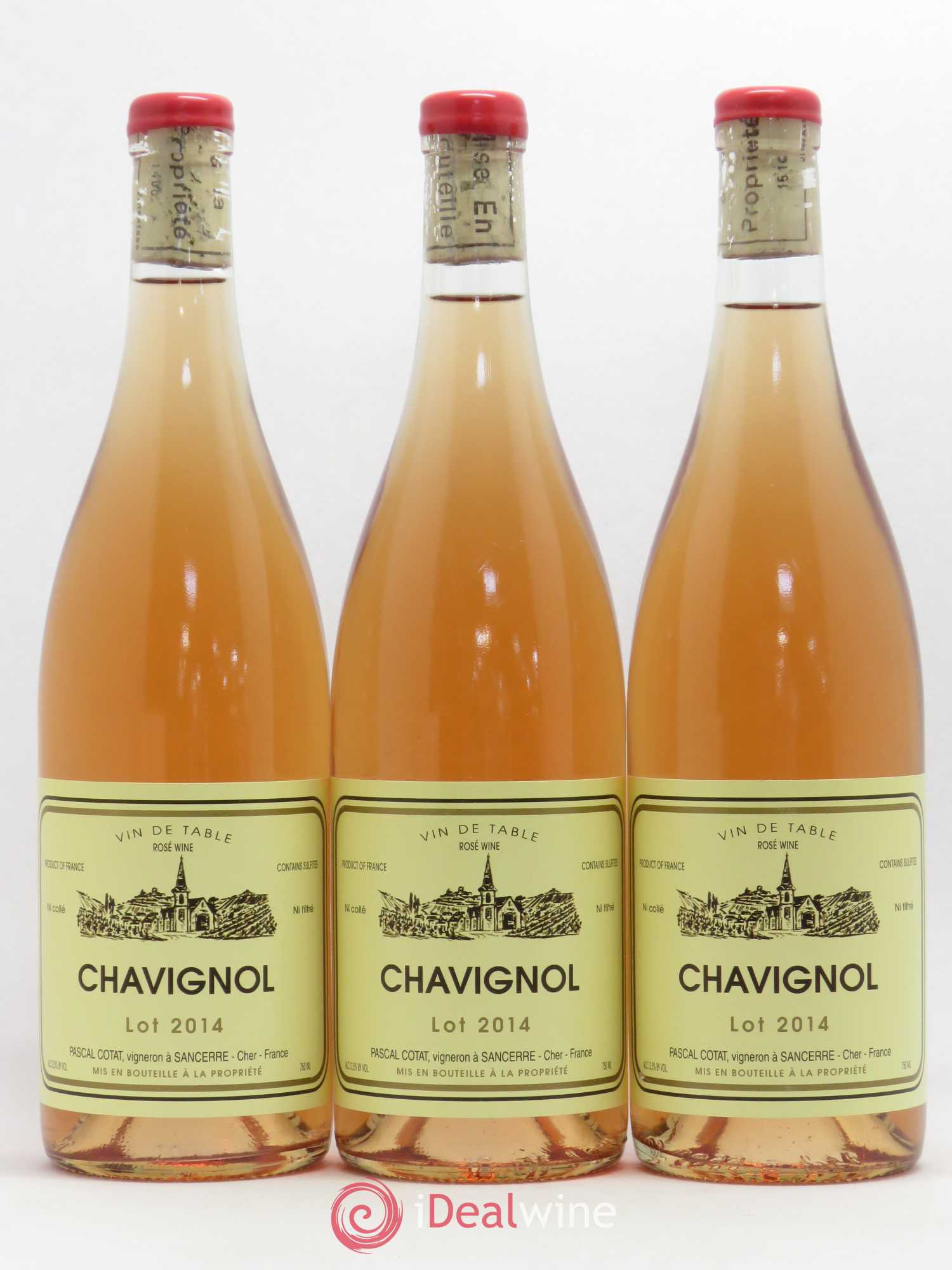 Vin de France Chavignol Pascal Cotat 2014 - Lot de 3 bouteilles - 0