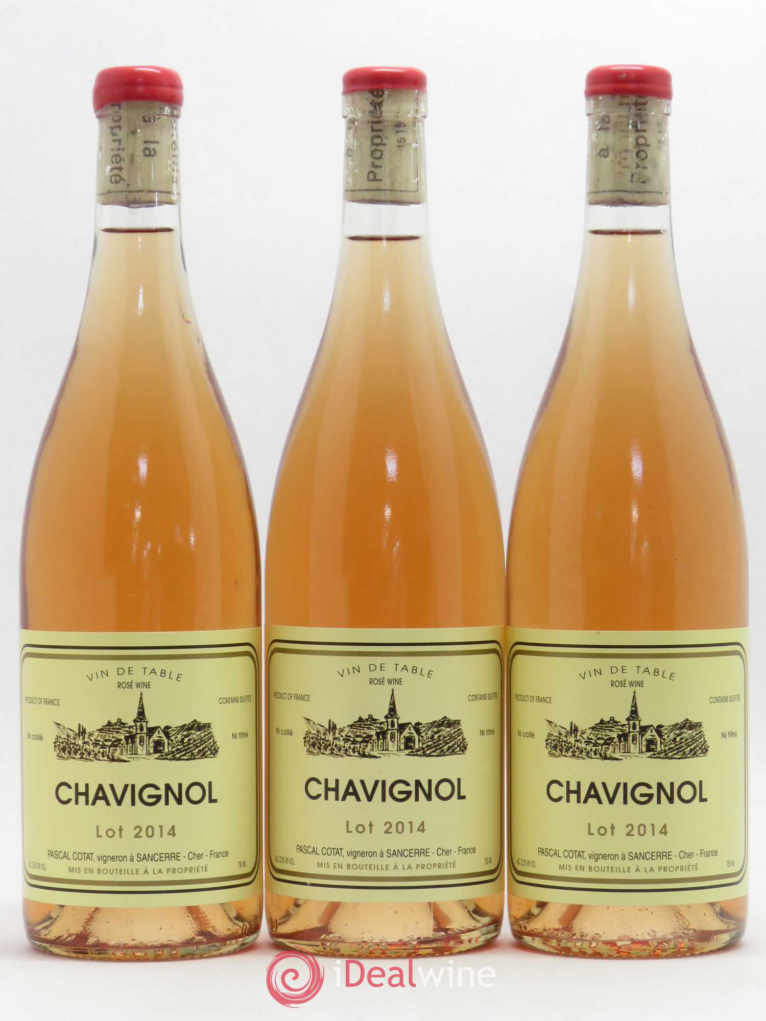 Vin de France Chavignol Pascal Cotat 2014 - Lot de 3 bouteilles - 0