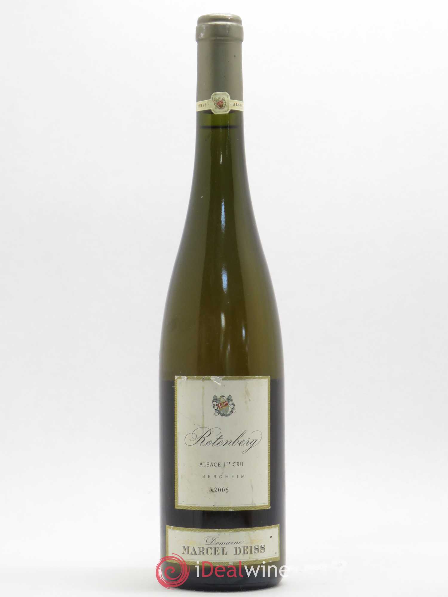 Alsace Rotenberg La Colline rouge Marcel Deiss (Domaine) 2005 - Lot de 1 bouteille - 0