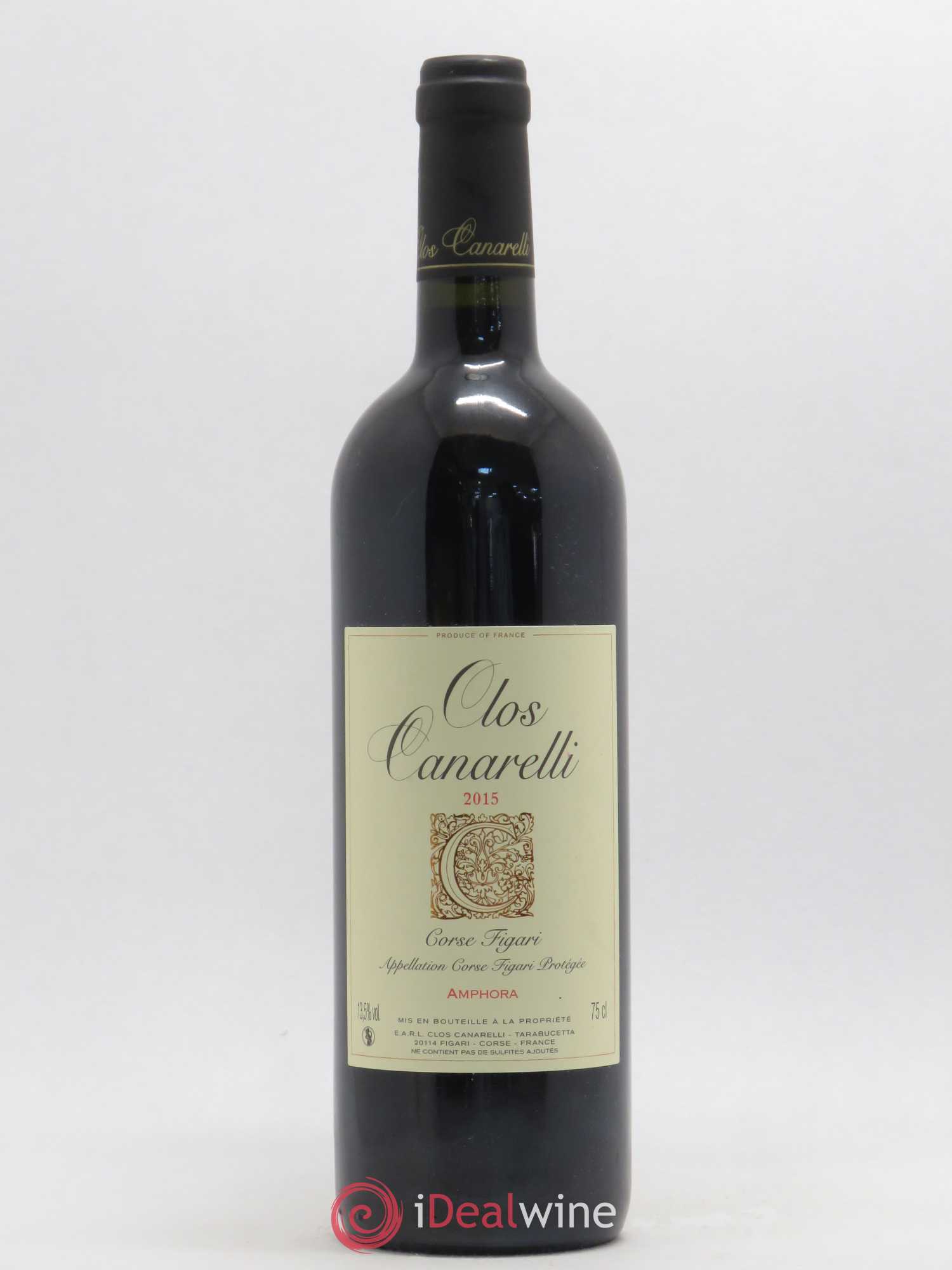 Figari Amphora Clos Canarelli 2015 - Lot de 1 bouteille - 0