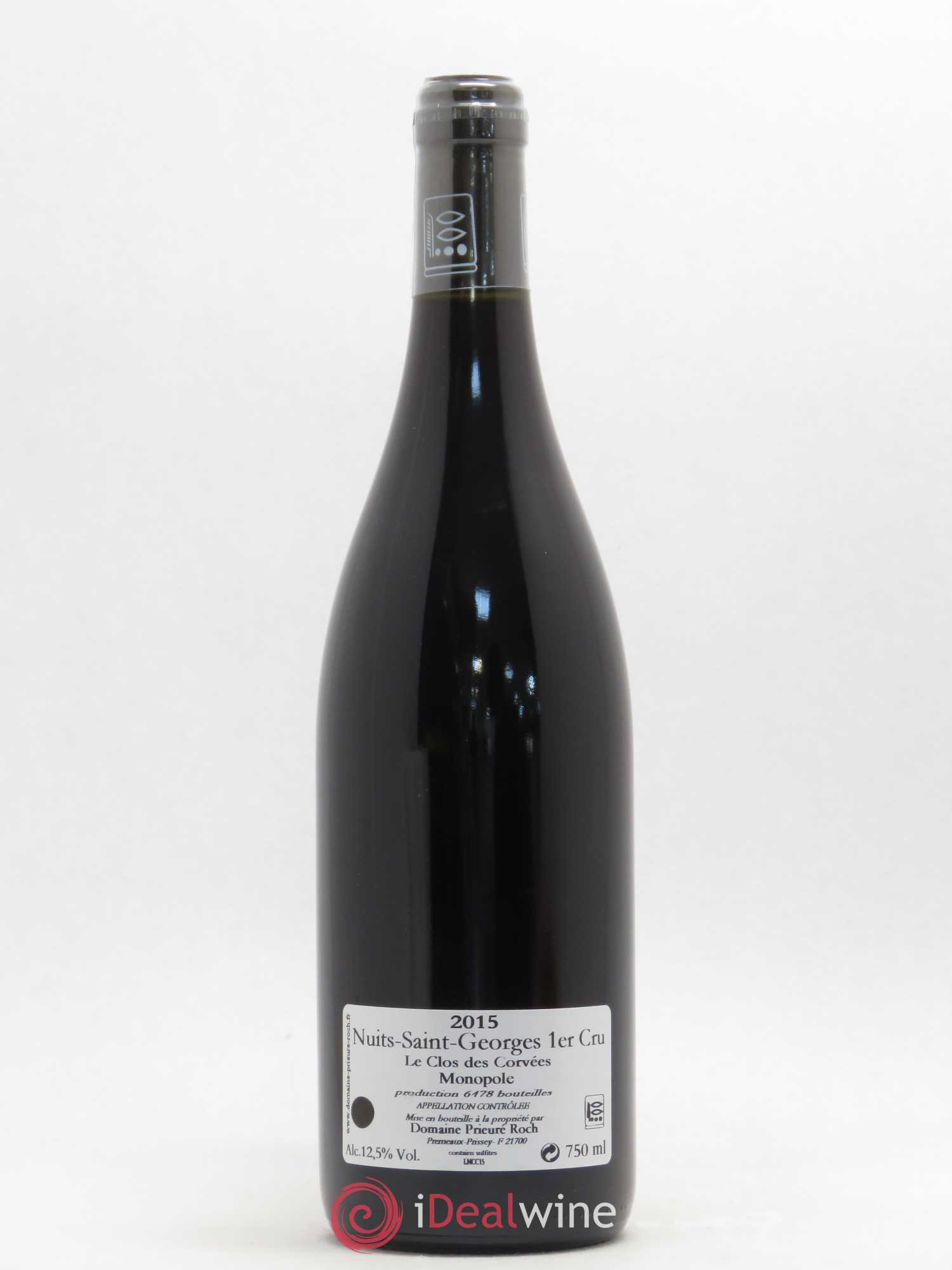Nuits-Saint-Georges 1er Cru Le Clos des Corvées Prieuré Roch 2015 - Lot de 1 bouteille - 1