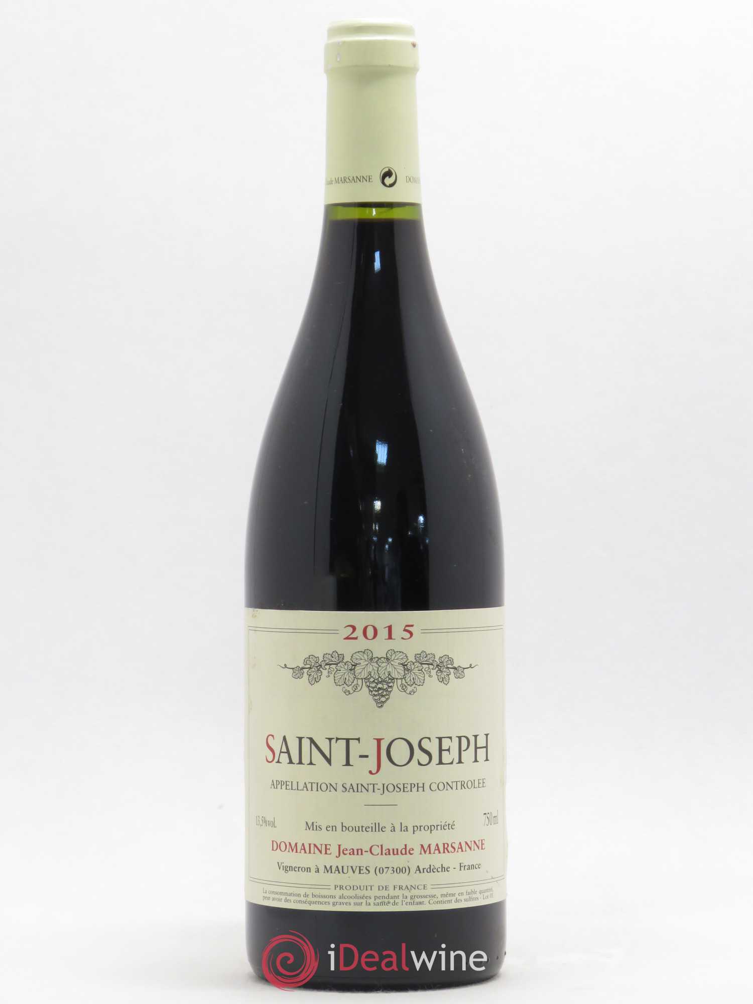 Saint-Joseph Jean-Claude Marsanne (Domaine) 2015 - Lot de 1 bouteille - 0