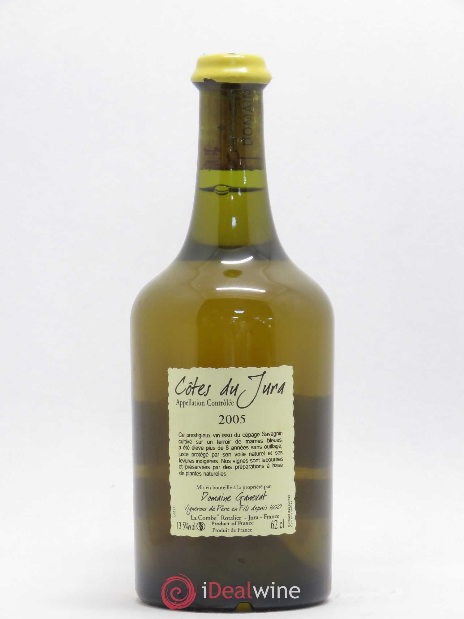 Côtes du Jura Vin Jaune Jean-François Ganevat (Domaine) 2005 - Lot de 1 bouteille - 1