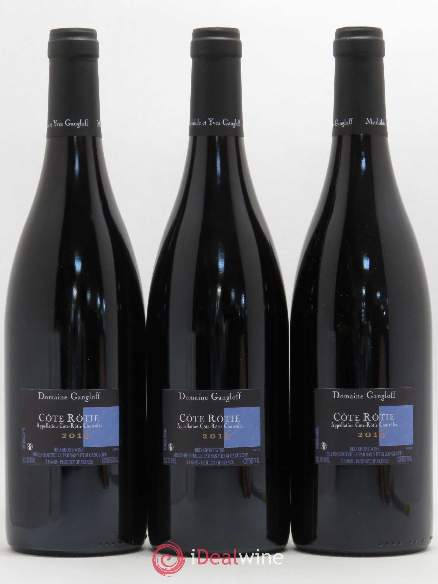 Côte-Rôtie La Barbarine Gangloff (Domaine) 2016 - Lot de 3 bouteilles - 1