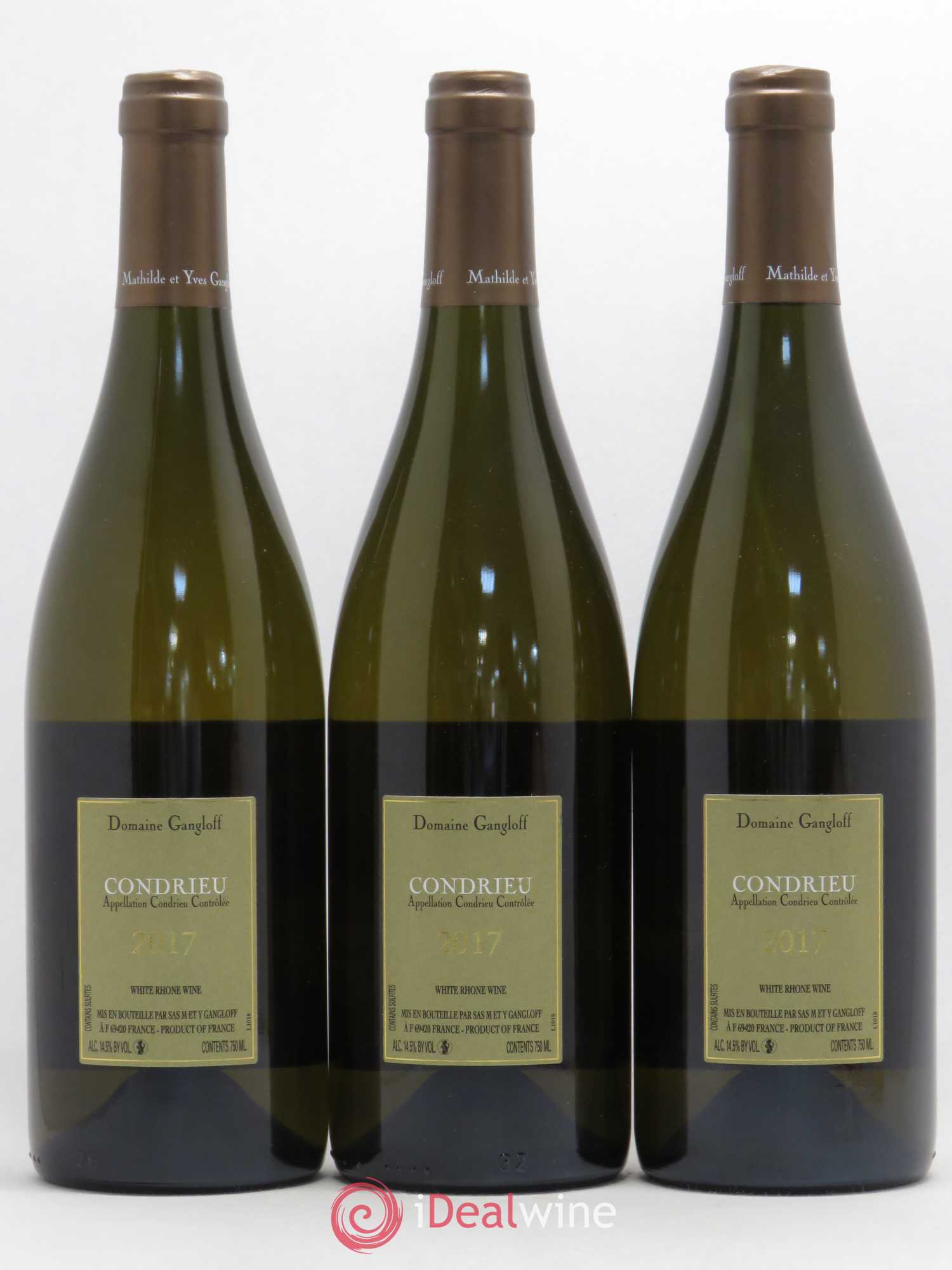 Condrieu Domaine Gangloff (Domaine) 2017 - Lot de 3 bouteilles - 1