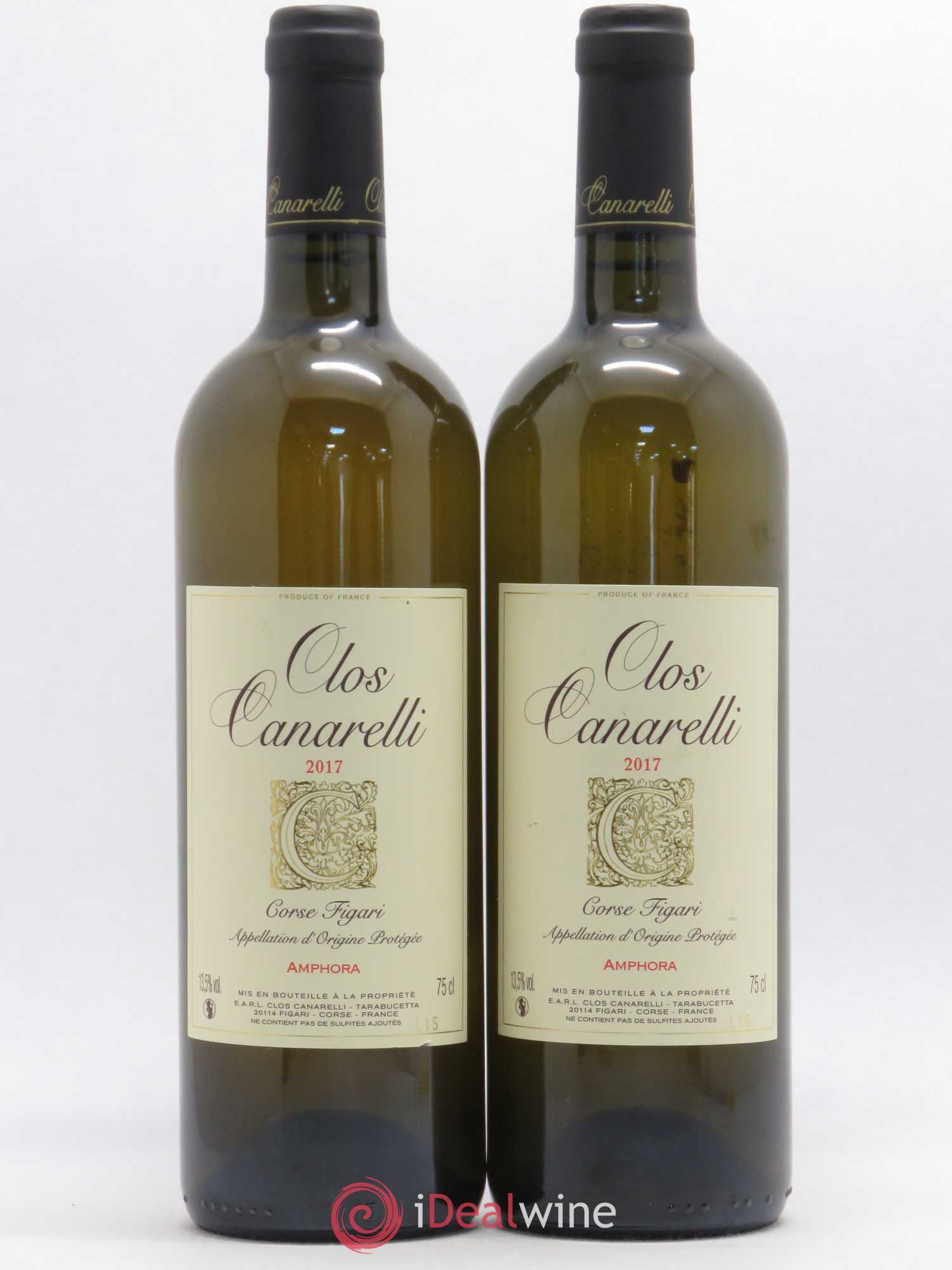 Figari Amphora Clos Canarelli 2017 - Lot de 2 bouteilles - 0