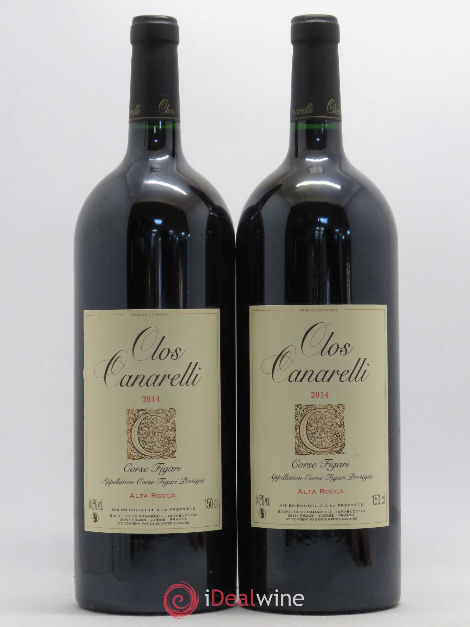 Figari Clos Canarelli Alta Rocca 2014 - Lot de 2 magnums - 0