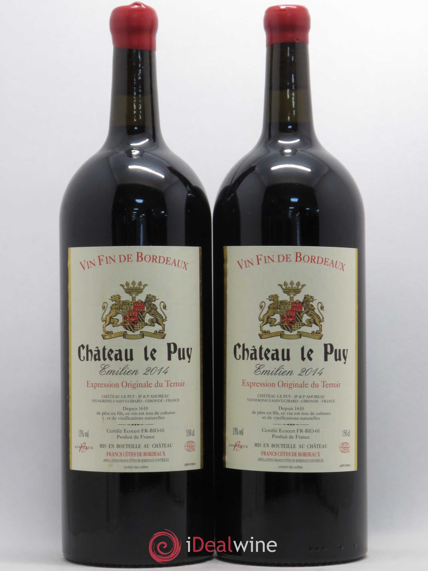 Le Puy - Cuvée Emilien 2014 - Lot de 2 magnums - 0
