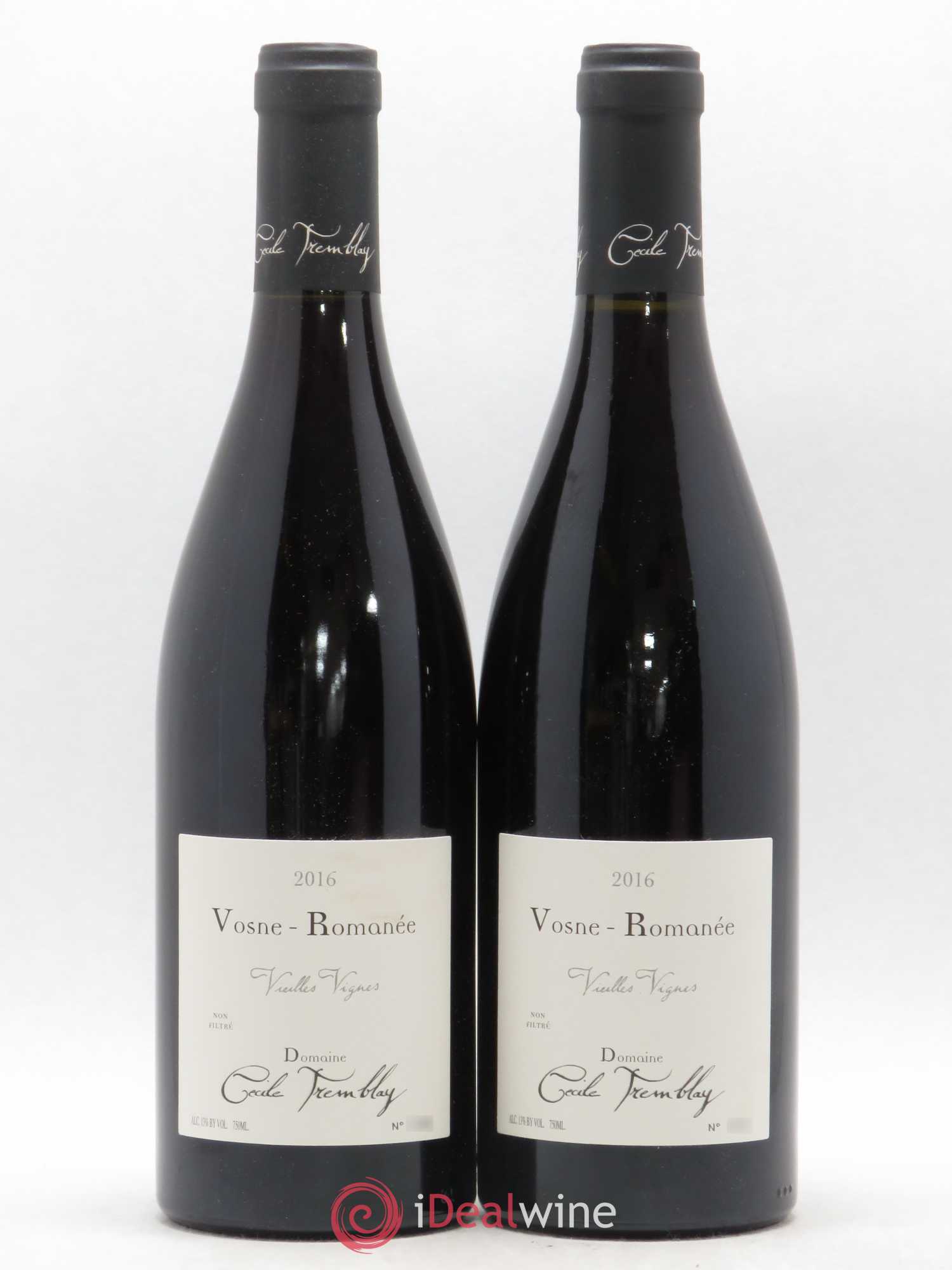 Vosne-Romanée Vieilles Vignes Cécile Tremblay 2016 - Lot de 2 bouteilles - 0