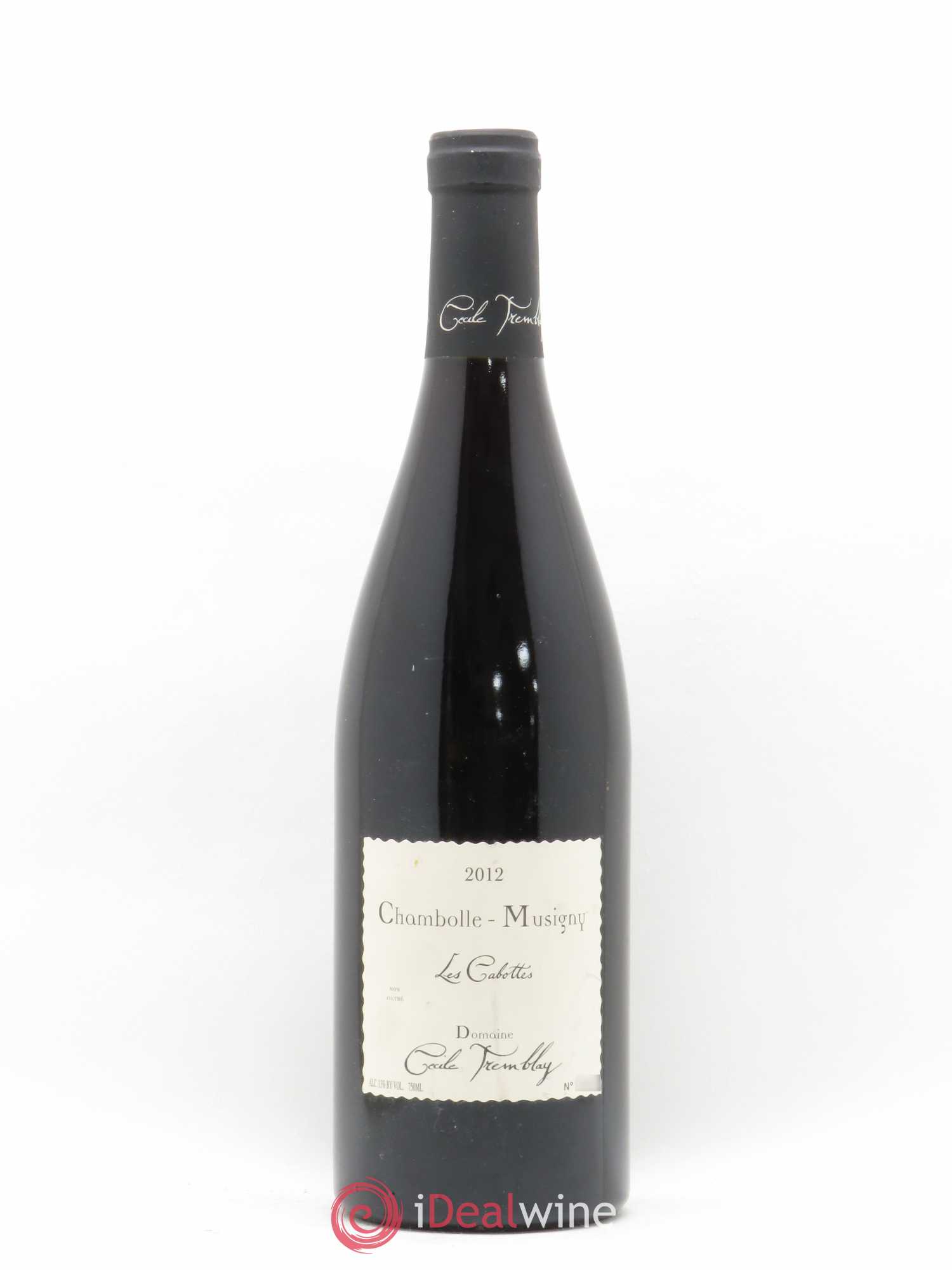 Chambolle-Musigny Les Cabottes Cécile Tremblay 2012 - Lot de 1 bouteille - 0