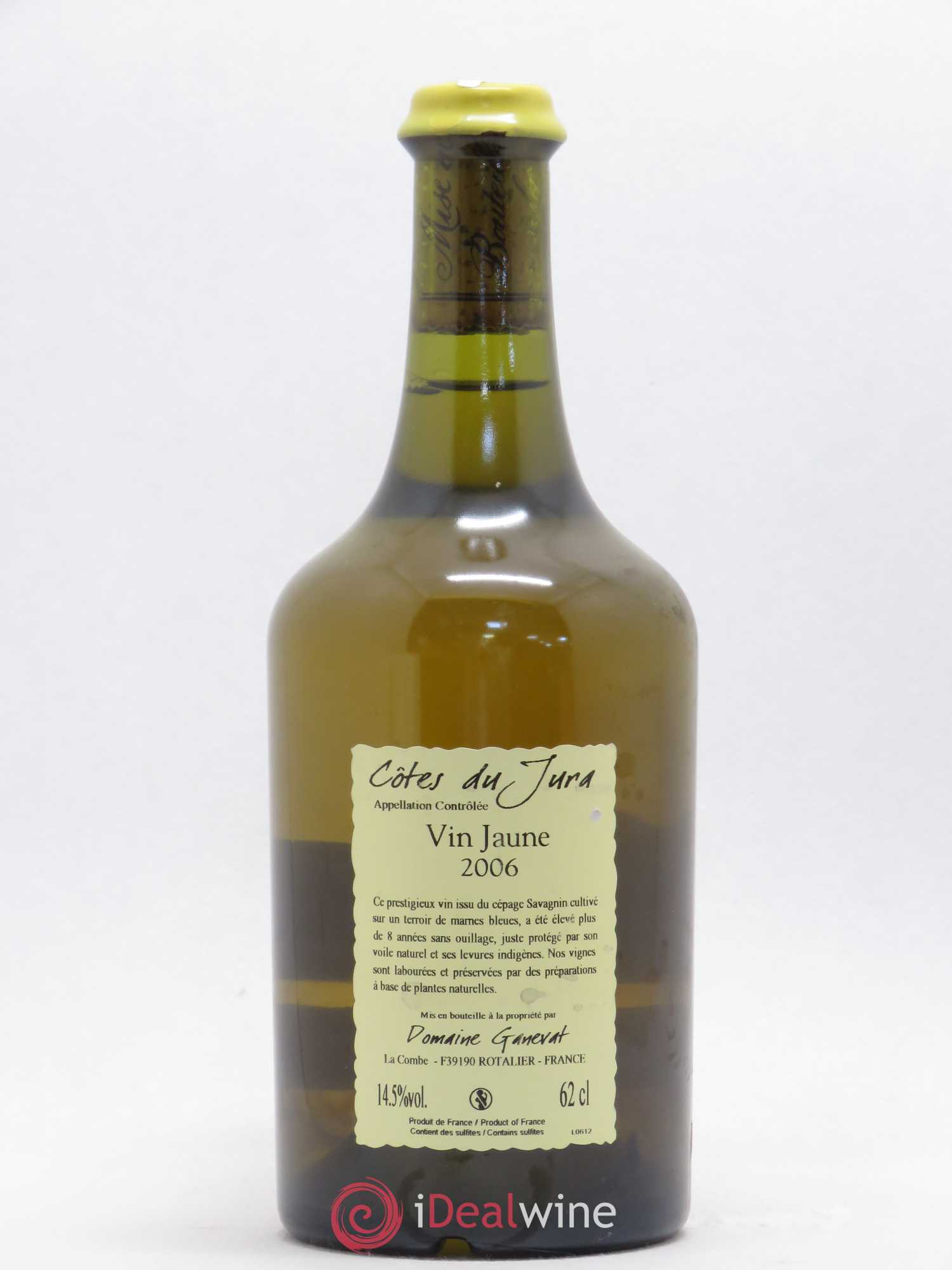 Côtes du Jura Vin Jaune Jean-François Ganevat (Domaine) 2006 - Lot de 1 bouteille - 1