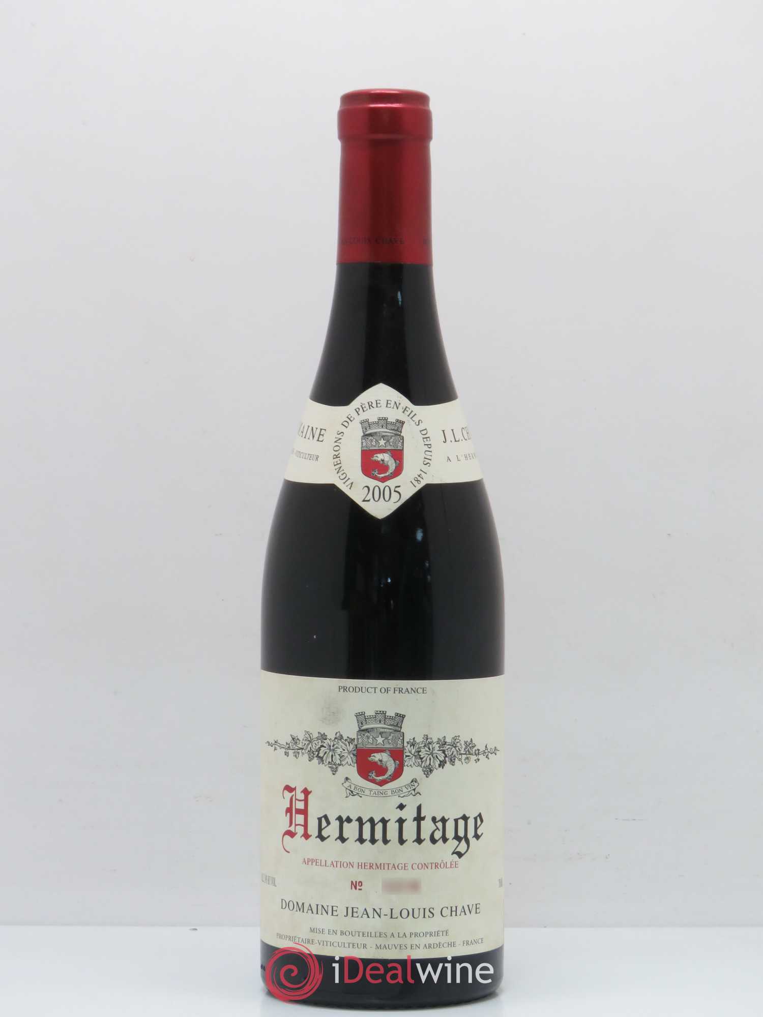Hermitage Jean-Louis Chave 2005 - Lot de 1 bouteille - 0