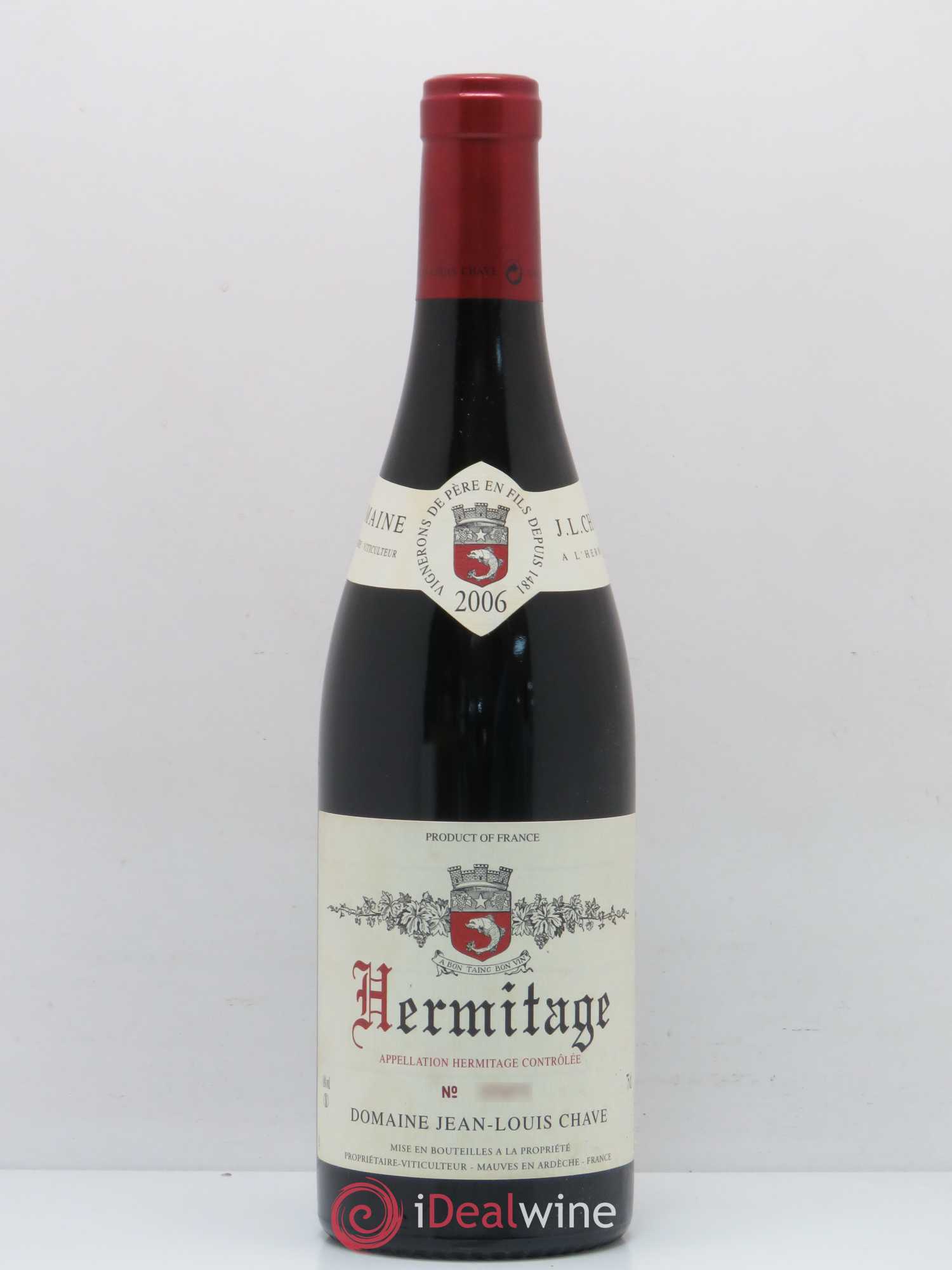 Hermitage Jean-Louis Chave 2006 - Lot de 1 bouteille - 0