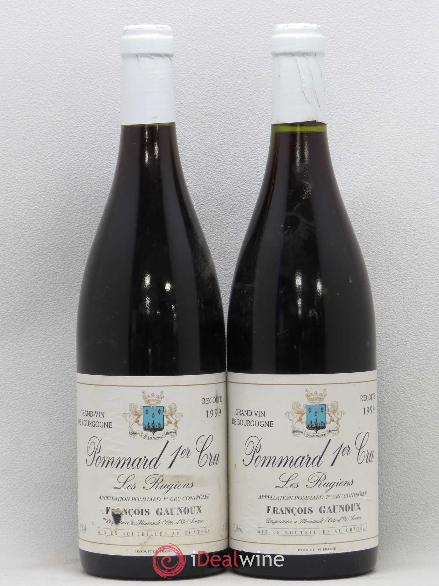 Pommard 1er Cru Rugiens François Gaunoux (Domaine) 1999 - Lot de 2 bouteilles - 0