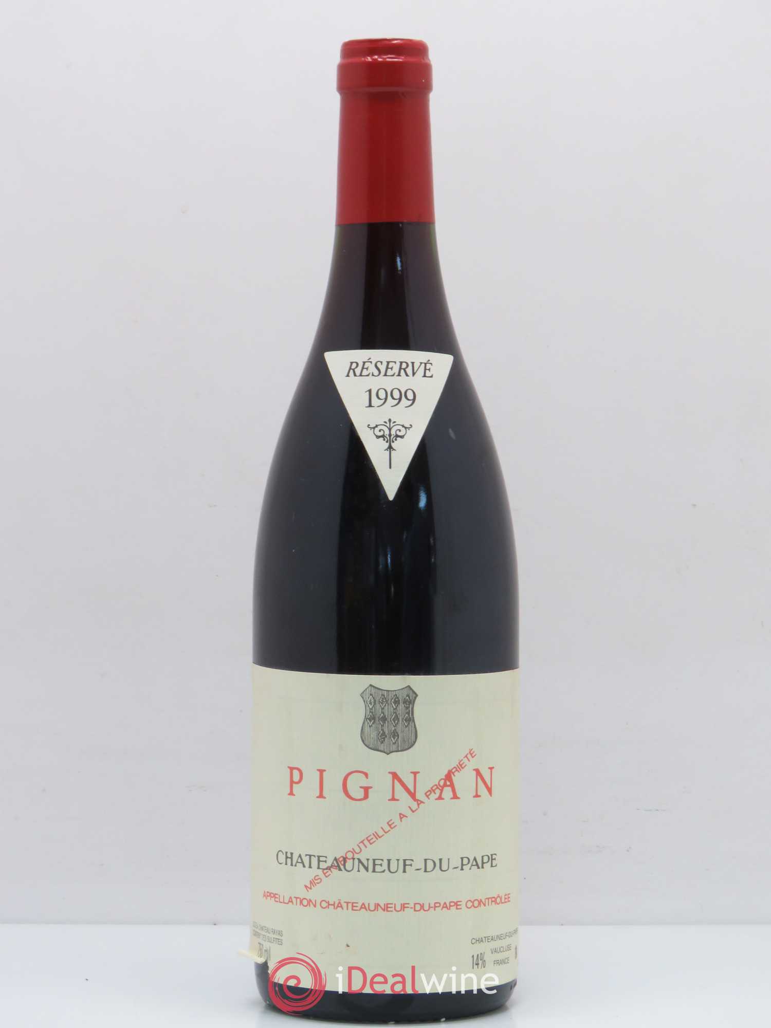 Châteauneuf-du-Pape Pignan Emmanuel Reynaud 1999 - Lot de 1 bouteille - 0