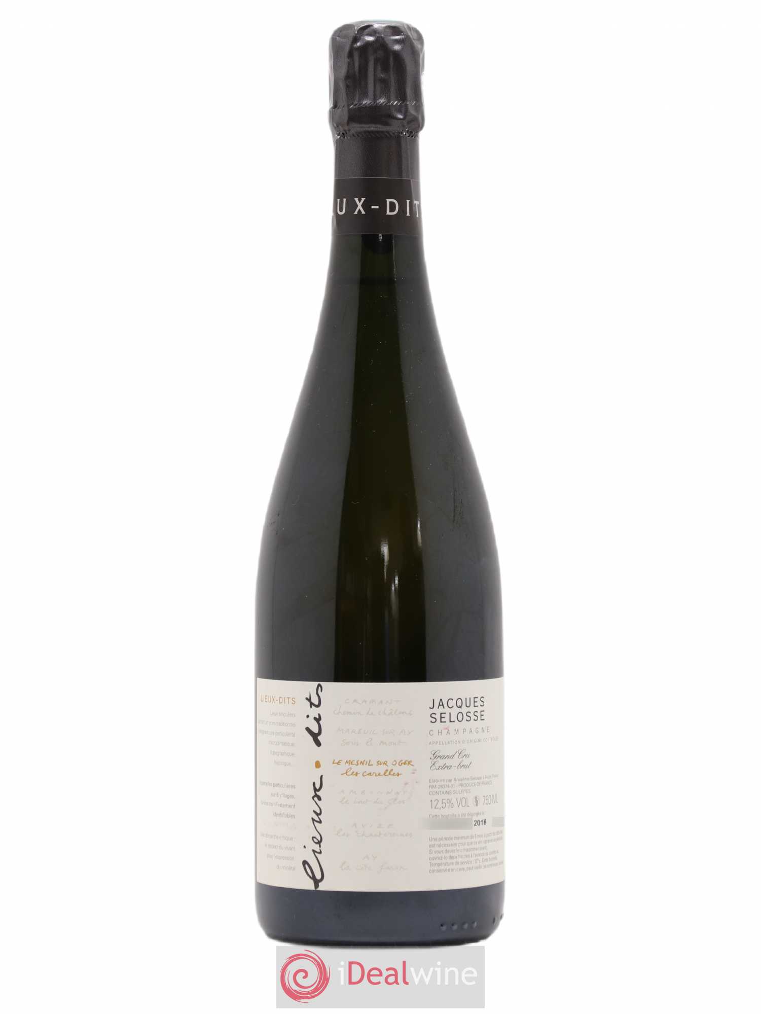 Les Carelles Blanc de Blancs Jacques Selosse - Lot de 1 bouteille - 0