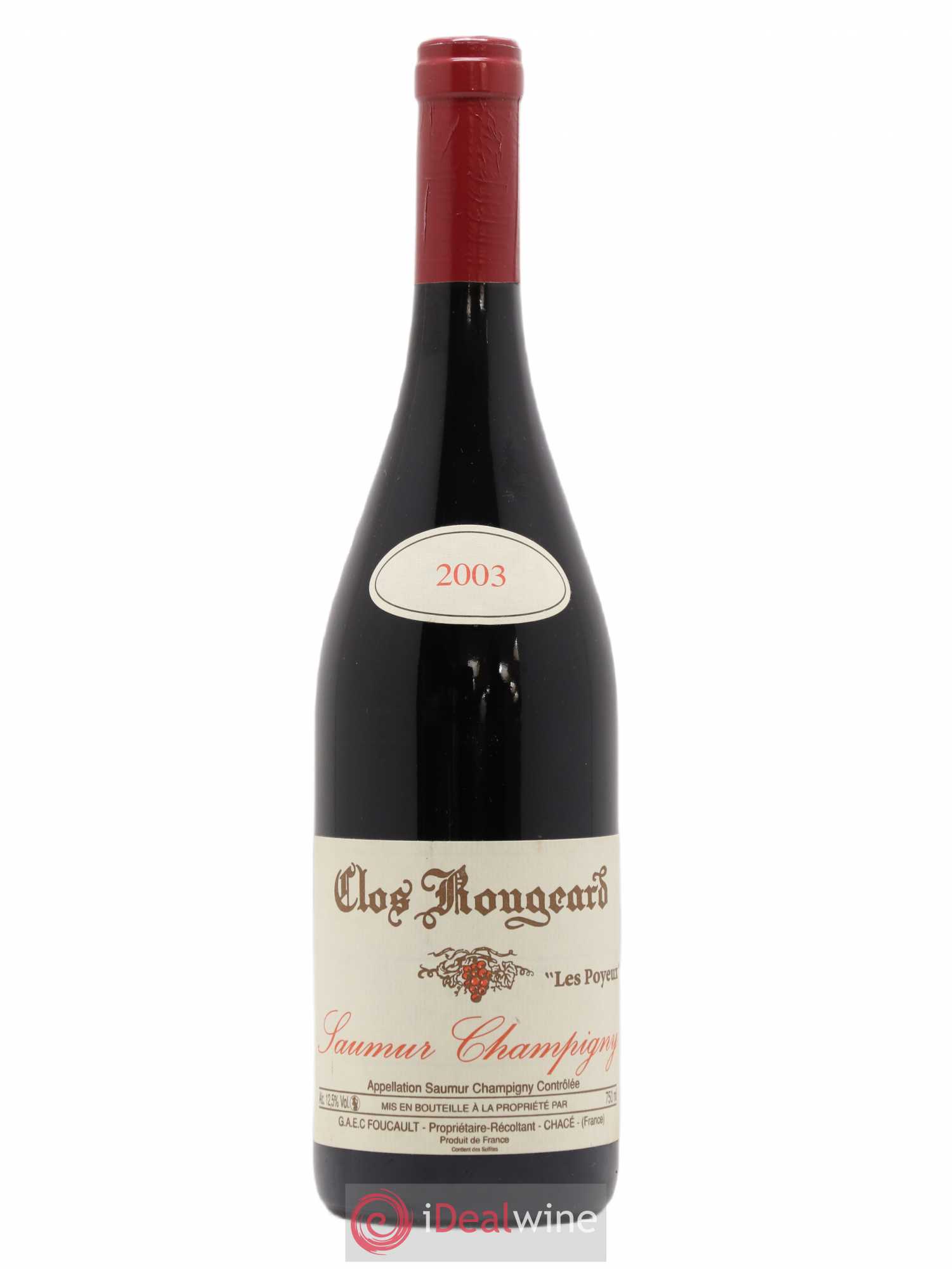 Saumur-Champigny Les Poyeux Clos Rougeard 2003 - Lot de 1 bouteille - 0