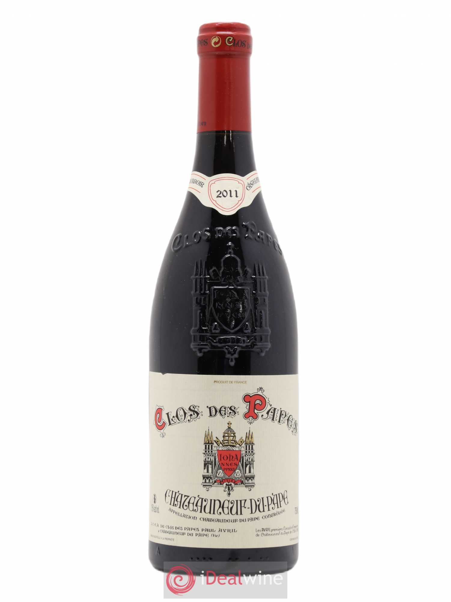 Châteauneuf-du-Pape Clos des Papes - Paul Avril 2011 - Lot de 1 bouteille - 0
