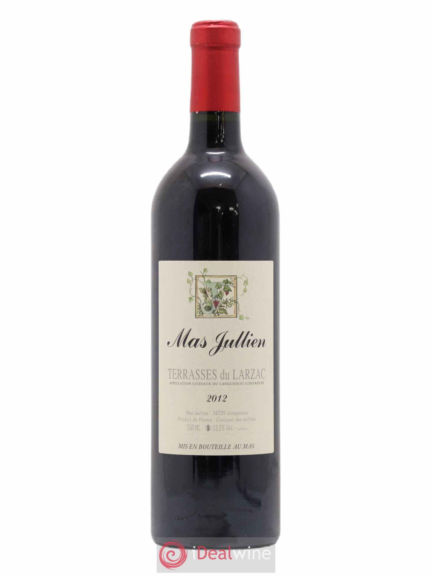 Terrasses du Larzac Mas Jullien Olivier Jullien 2012 - Lot de 1 bouteille - 0