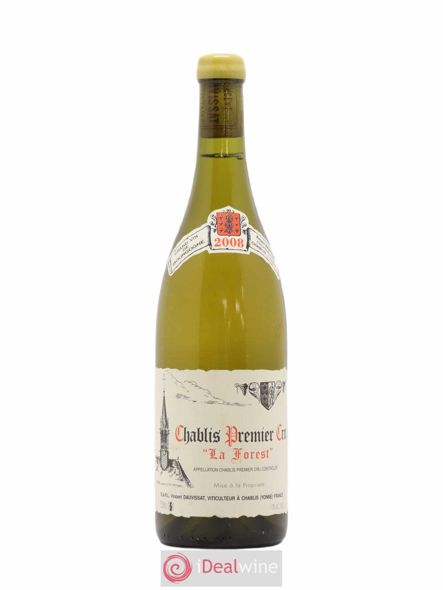 Chablis 1er Cru La Forest Vincent Dauvissat (Domaine) 2008 - Lot de 1 bouteille - 0