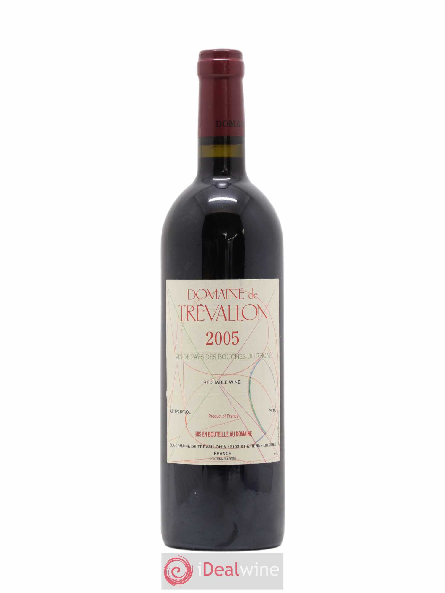 VDP Bouches du Rhône Trévallon (Domaine de) Eloi Dürrbach 2005 - Lot de 1 bouteille - 0