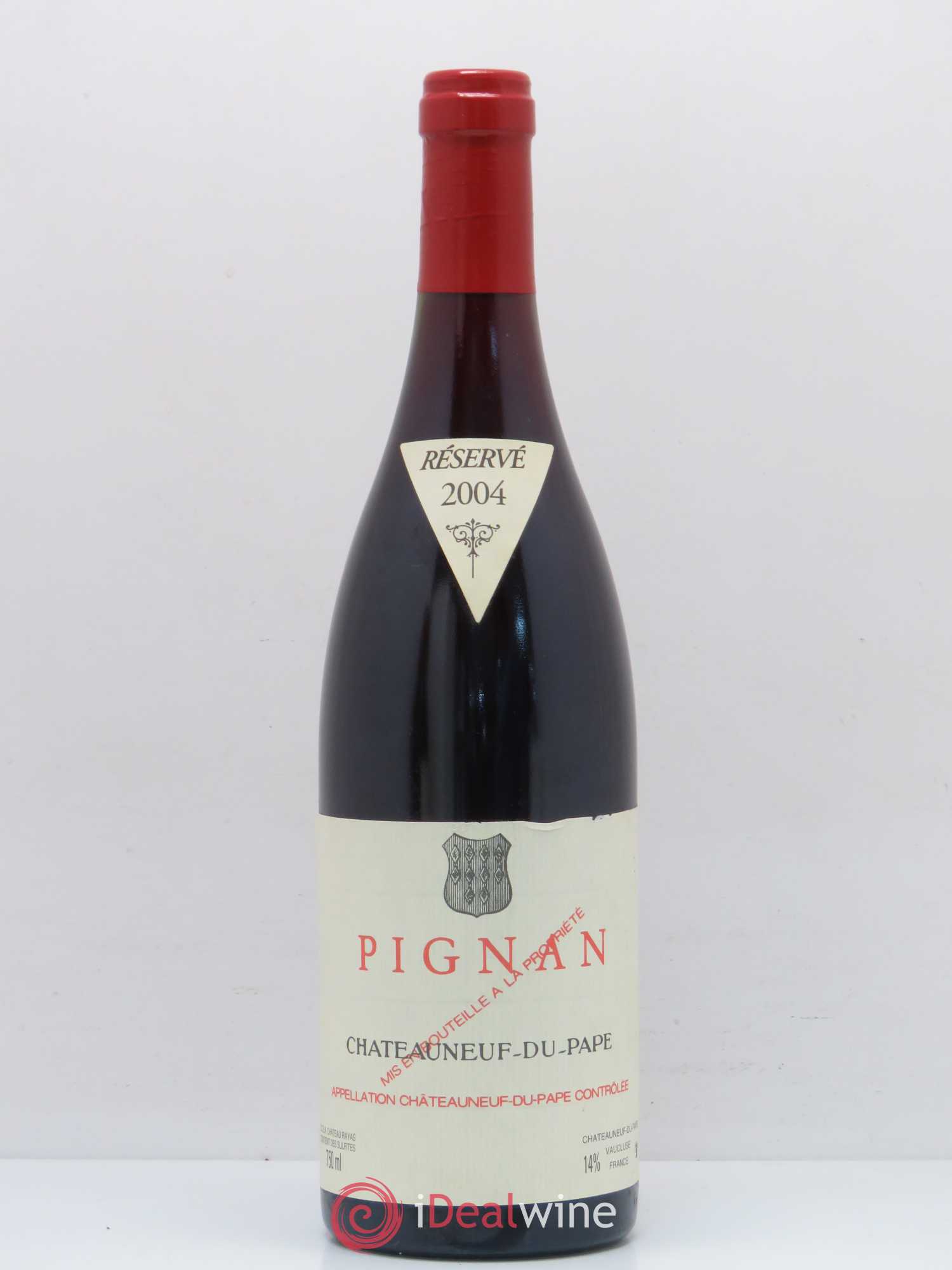 Châteauneuf-du-Pape Pignan Emmanuel Reynaud 2004 - Lot de 1 bouteille - 0