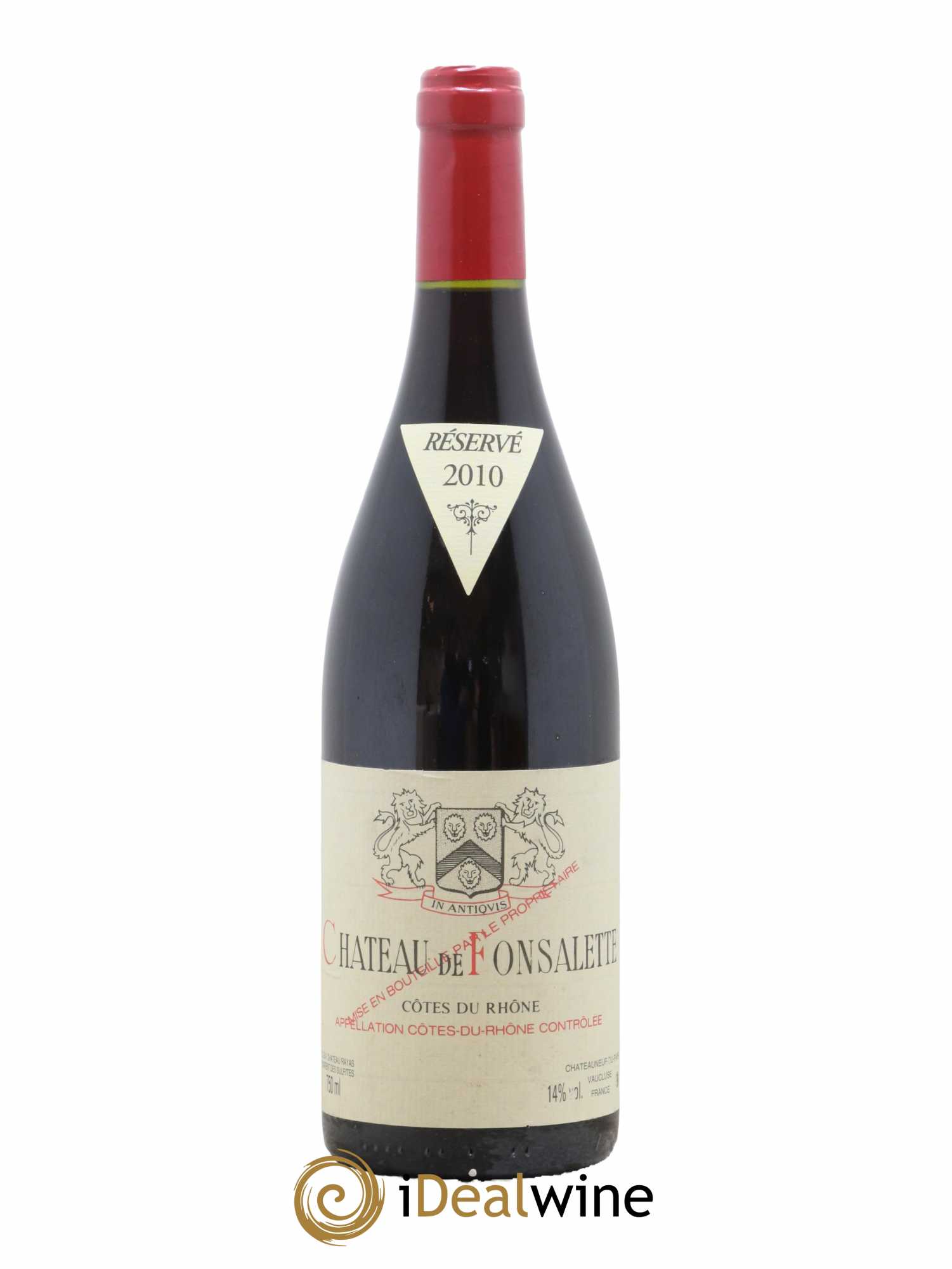 Côtes-du-Rhône Château de Fonsalette Emmanuel Reynaud 2010 - Lot de 1 bouteille - 0