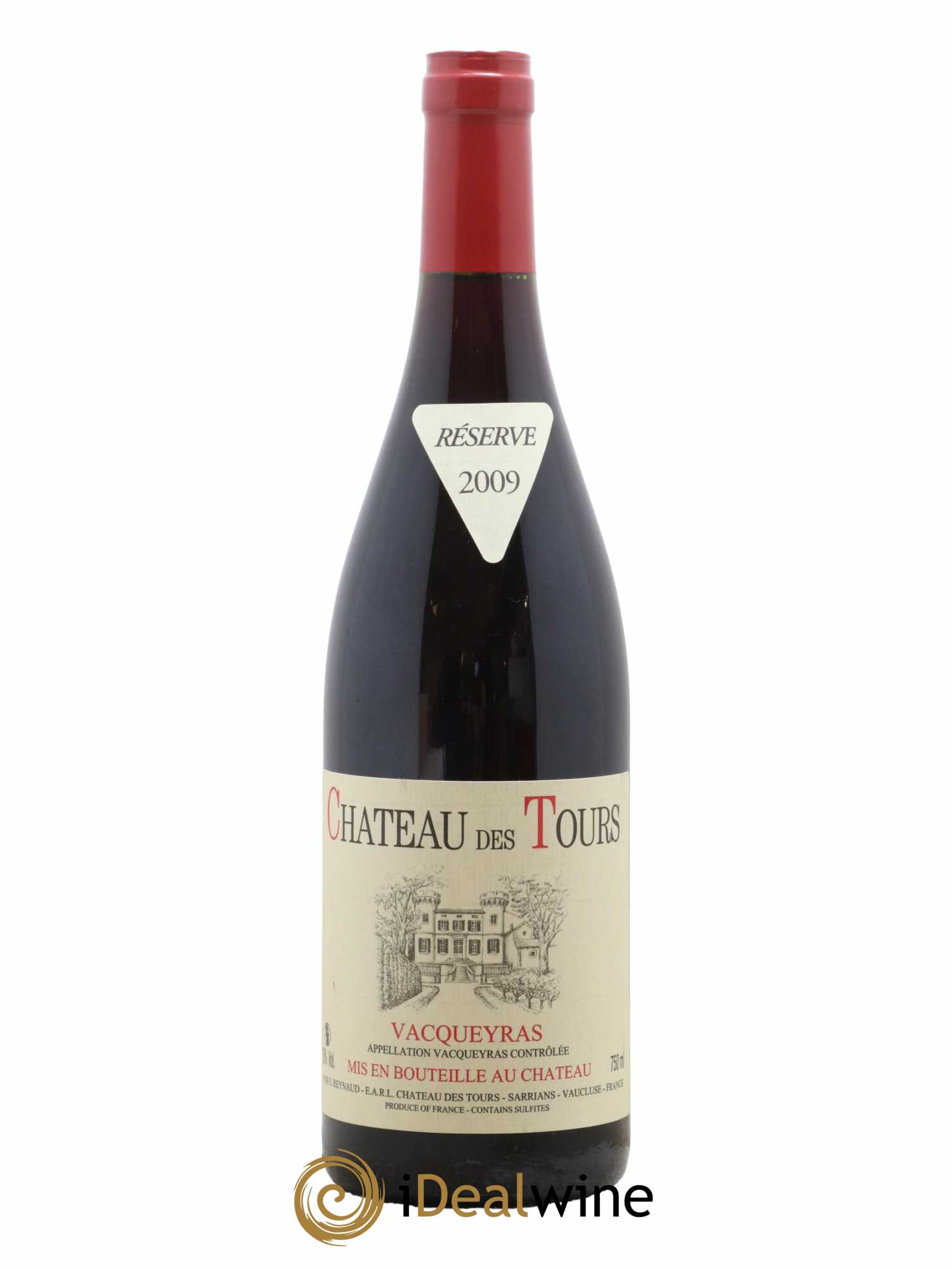 Vacqueyras Château des Tours Emmanuel Reynaud 2009 - Lot de 1 bouteille - 0