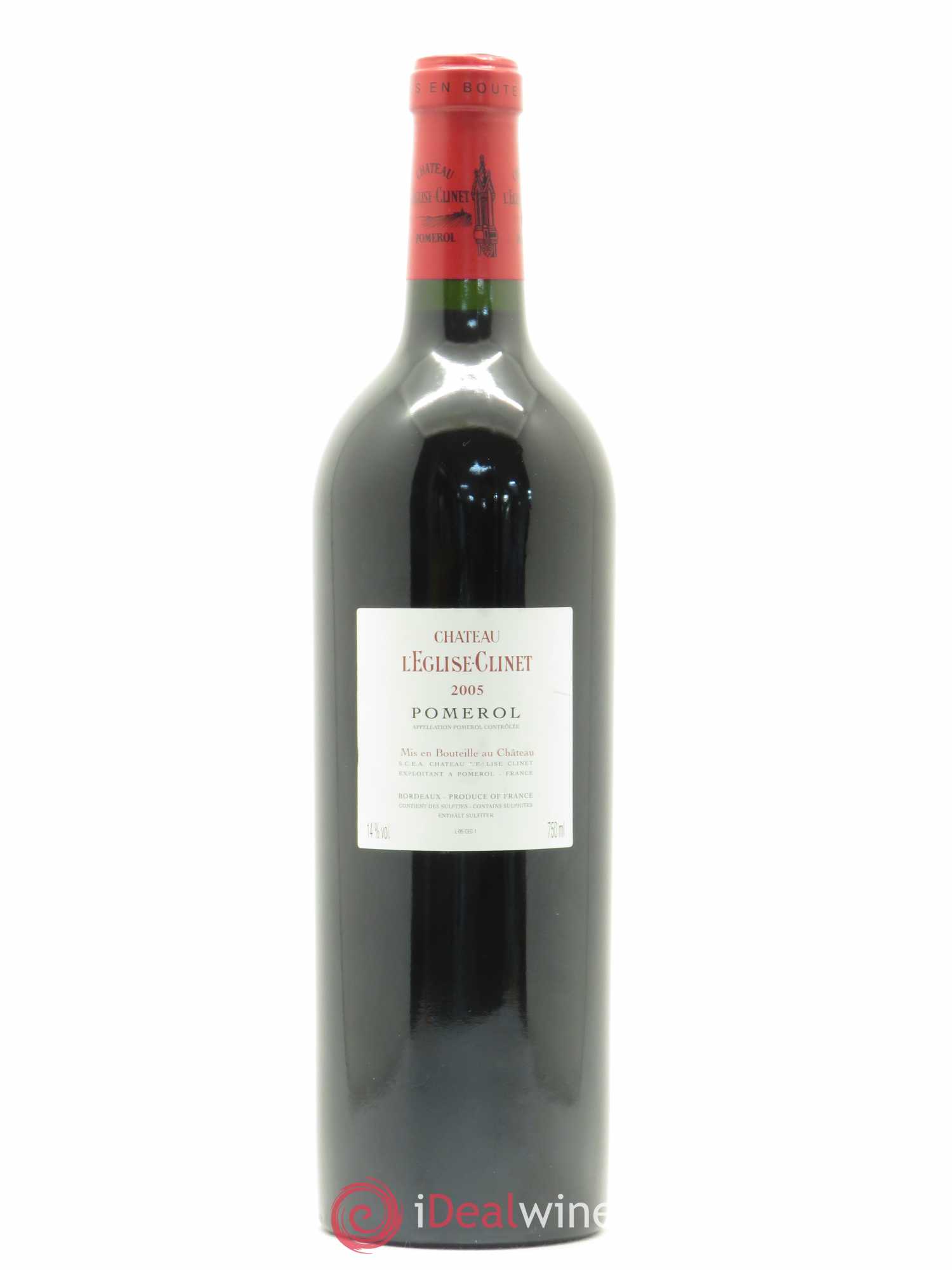 Château l' Église Clinet 2005 - Lot de 1 bouteille - 1