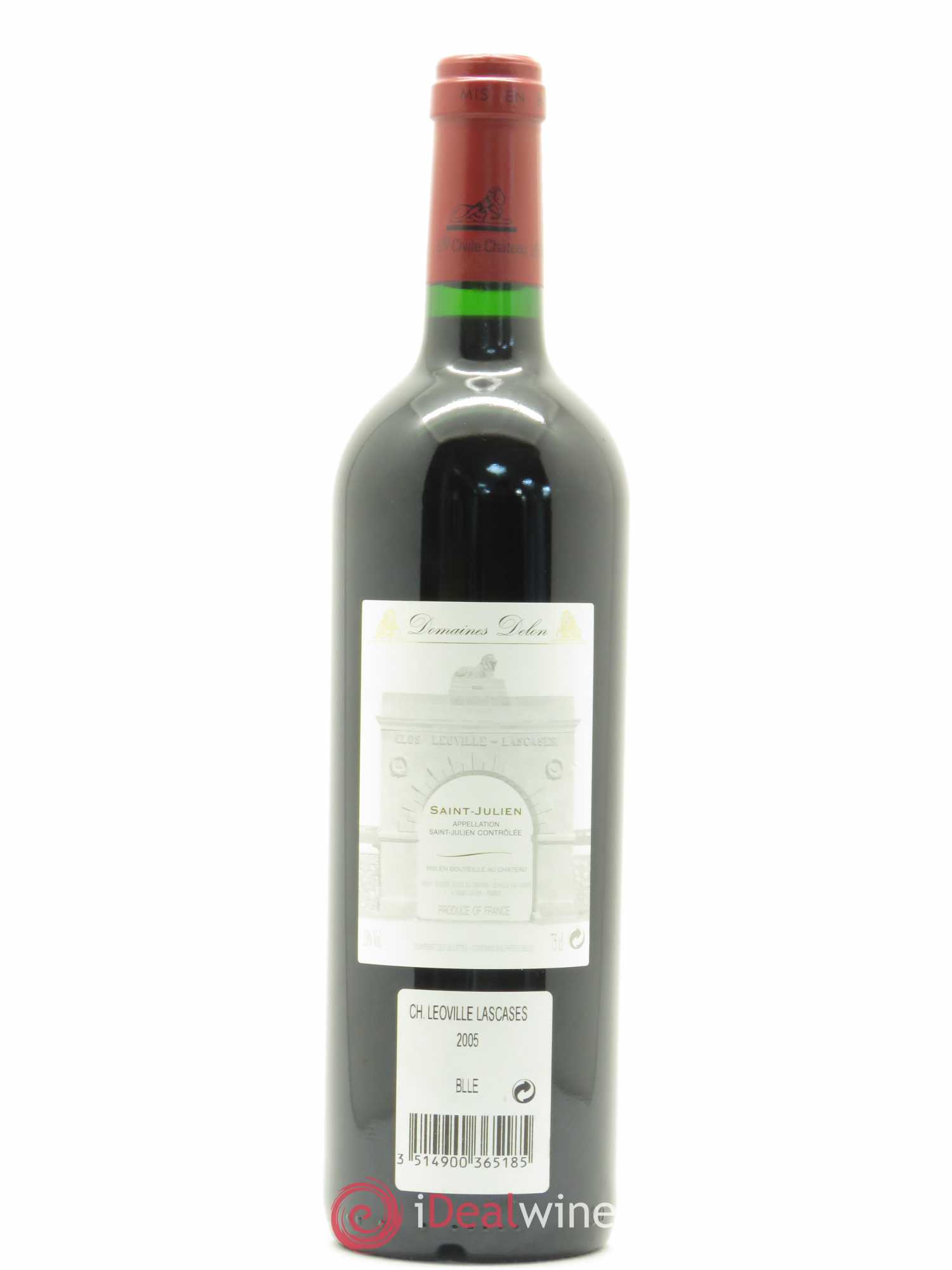 Château Léoville Las Cases 2ème Grand Cru Classé 2005 - Lot de 1 bouteille - 1