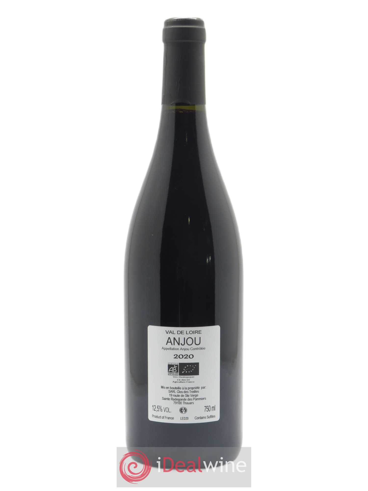 Anjou Clos des Treilles Cabernet Franc Enlevement demande Nicolas Réau 2020 - Lot of 1 bottle - 1