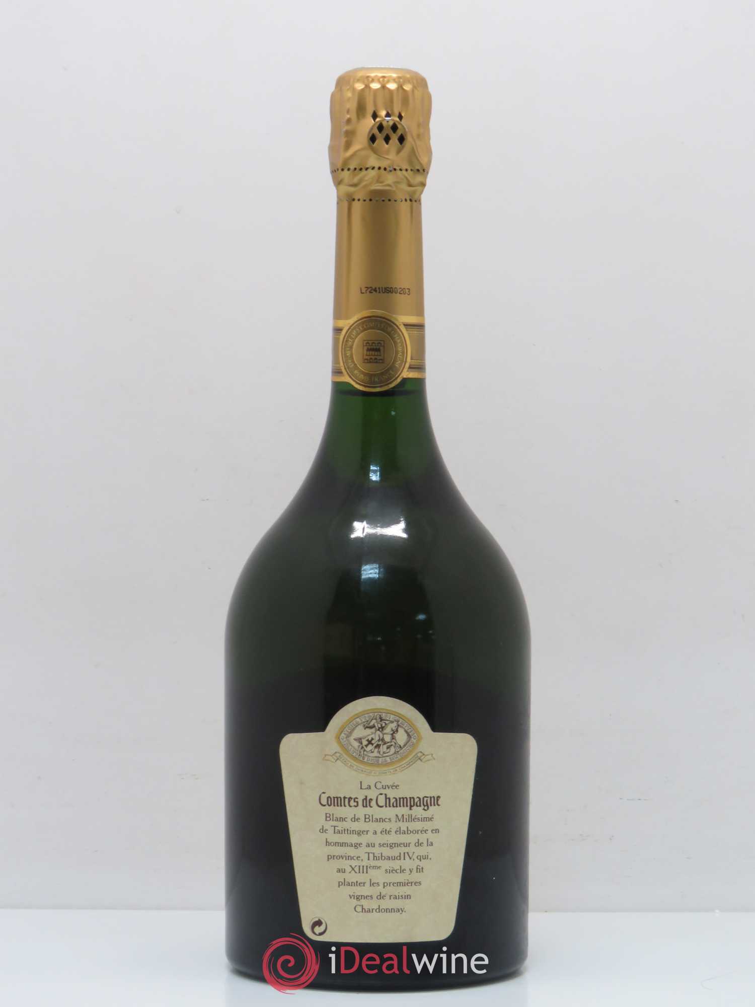 Comtes de Champagne Taittinger 1988 - Lot de 1 bouteille - 1