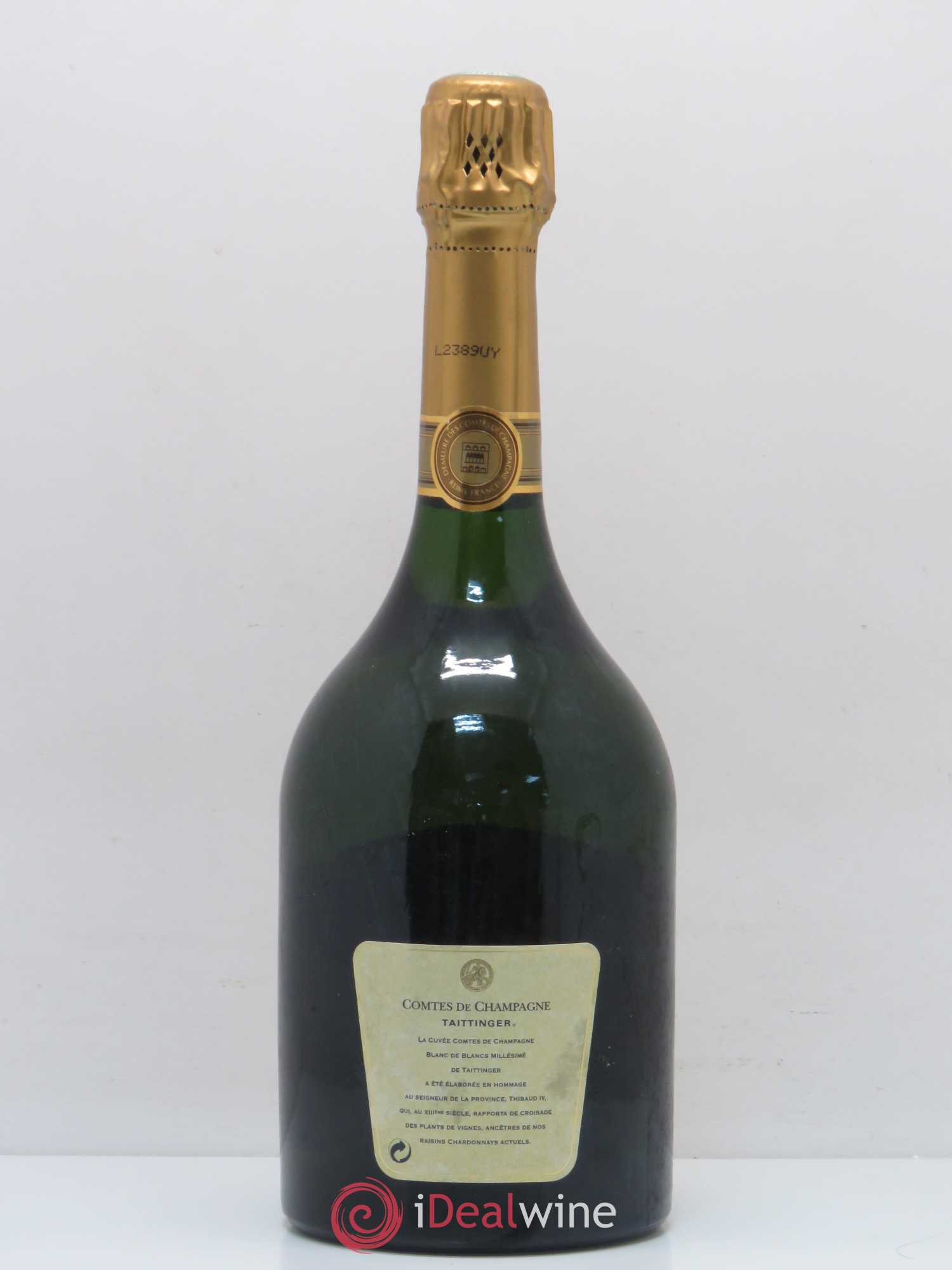 Comtes de Champagne Taittinger 1989 - Lot de 1 bouteille - 1