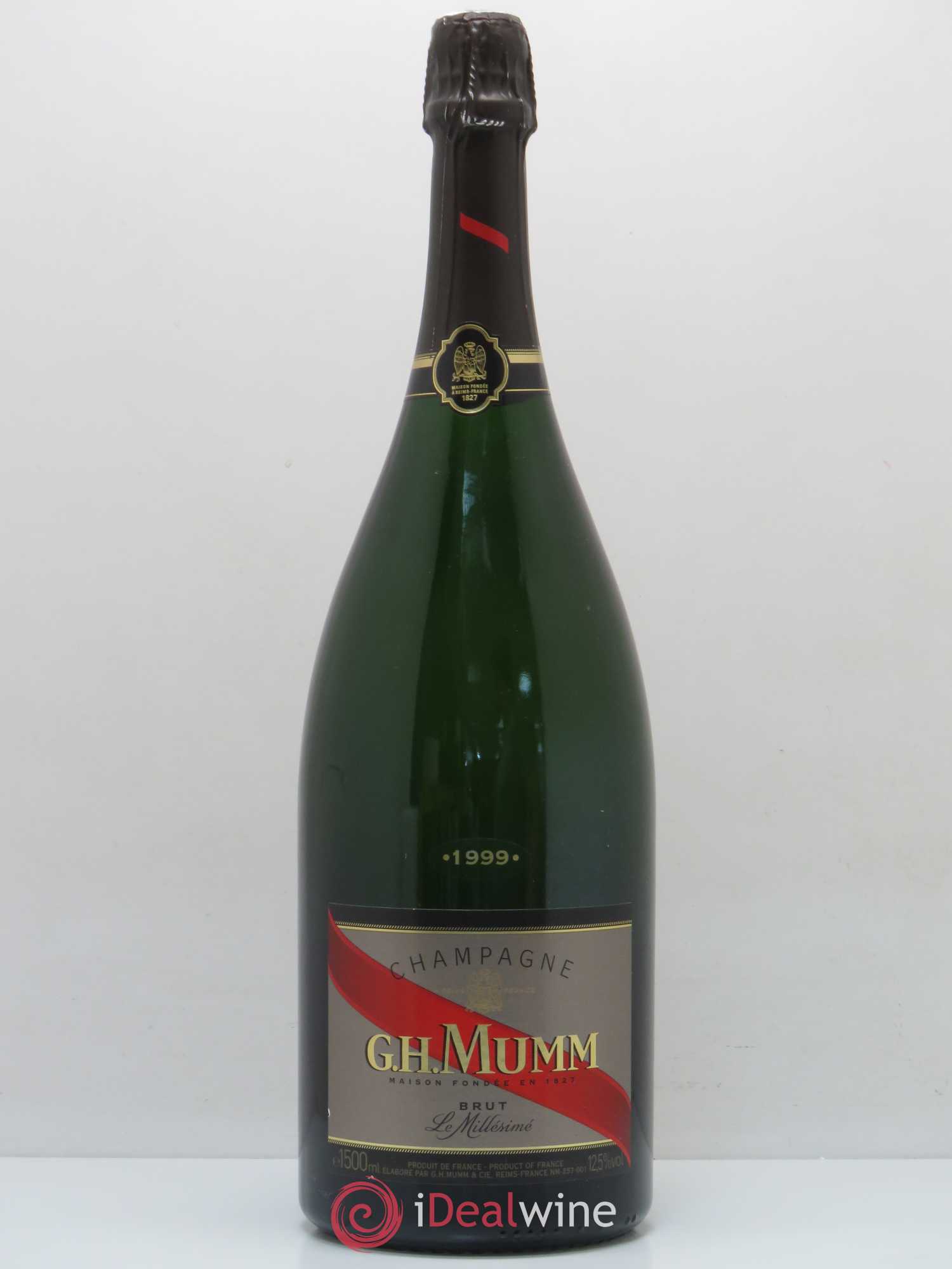 Champagne Mumm Brut 1999 - Lot de 1 bouteille - 0