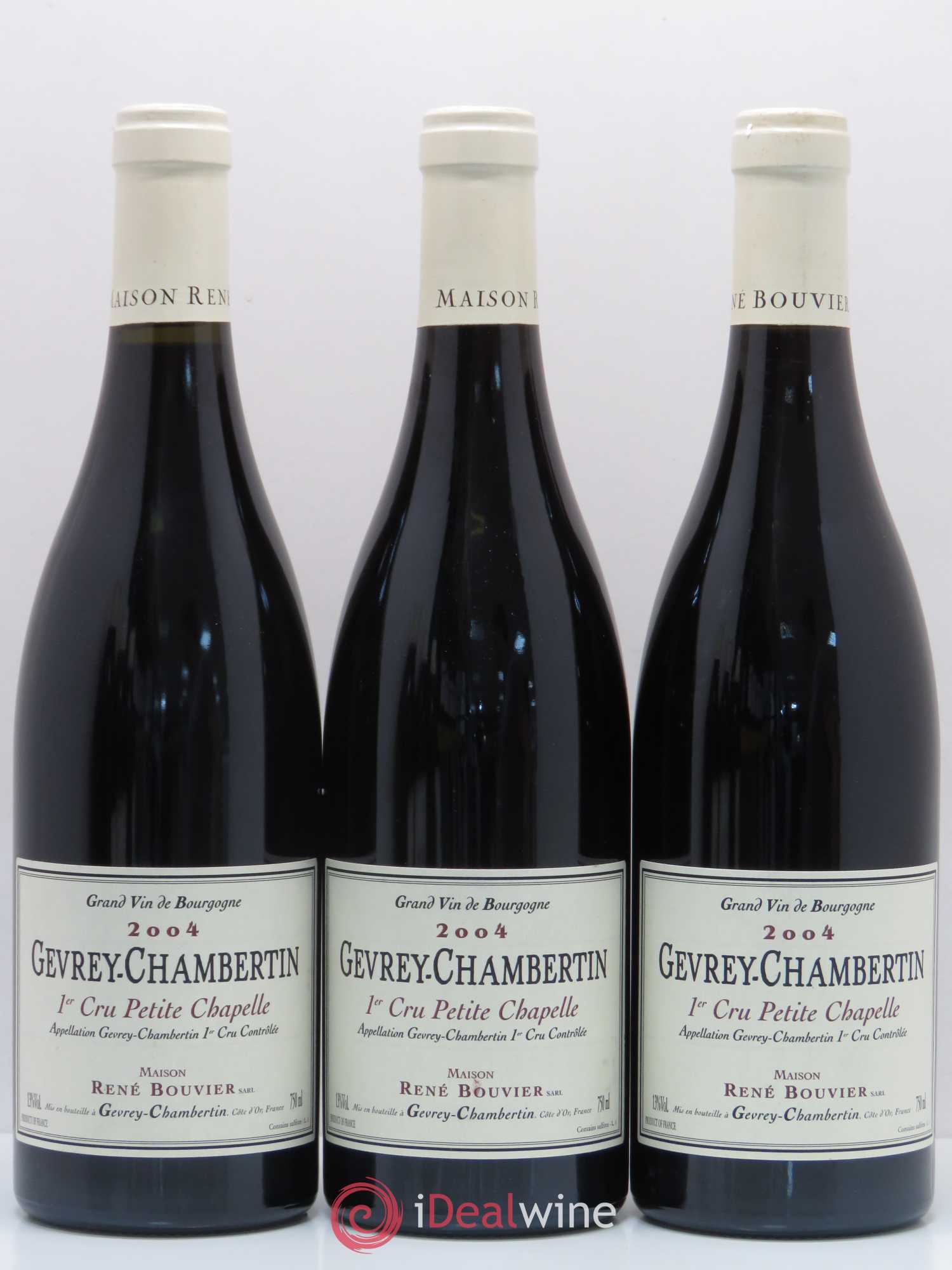 Gevrey-Chambertin 1er Cru Petite Chapelle Domaine René Bouvier 2004 - Lot de 6 bouteilles - 2
