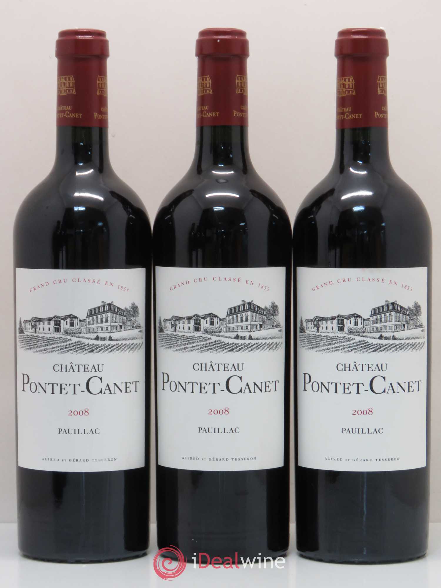 Château Pontet Canet 5ème Grand Cru Classé 2008 - Lot de 6 bouteilles - 2