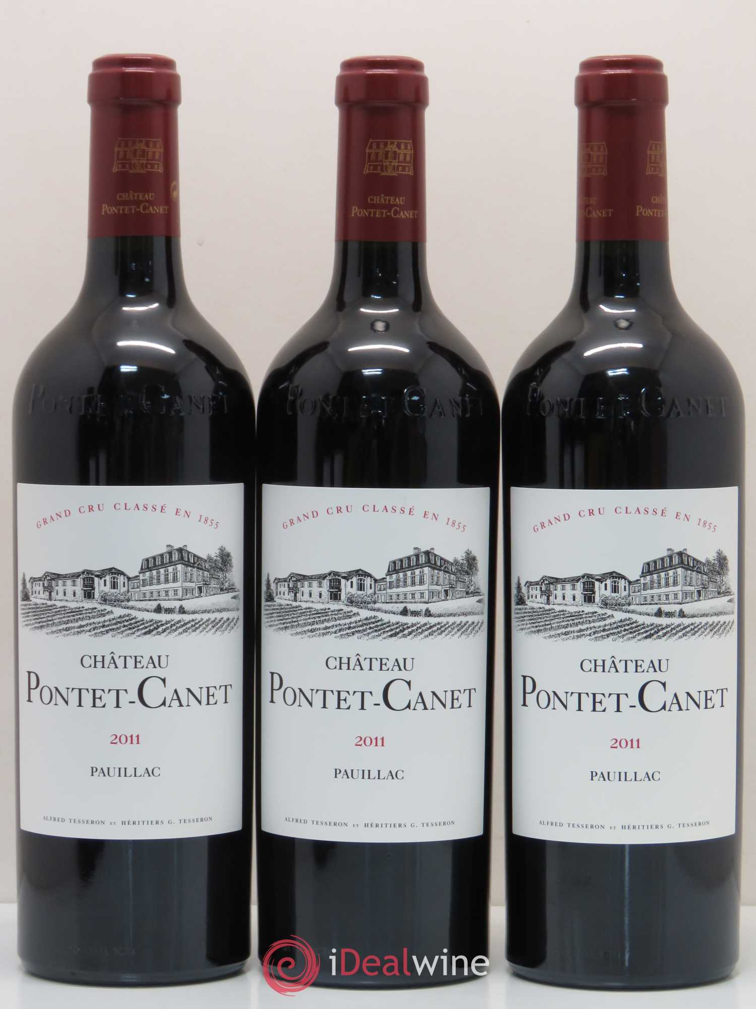 Château Pontet Canet 5ème Grand Cru Classé 2011 - Lot de 6 bouteilles - 2