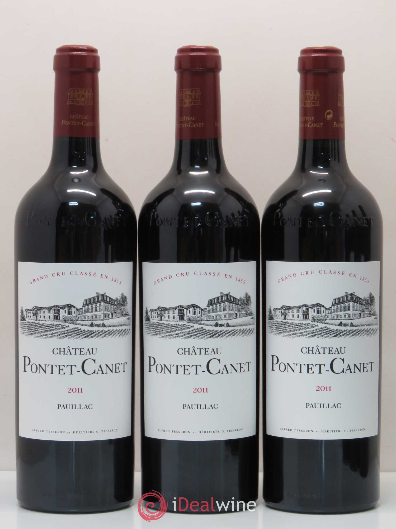 Château Pontet Canet 5ème Grand Cru Classé 2011 - Lot de 6 bouteilles - 1