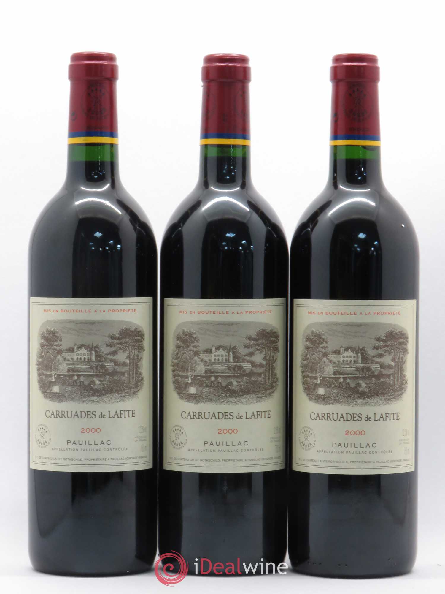 Carruades de Lafite Rothschild Second Vin 2000 - Lot de 6 bouteilles - 1
