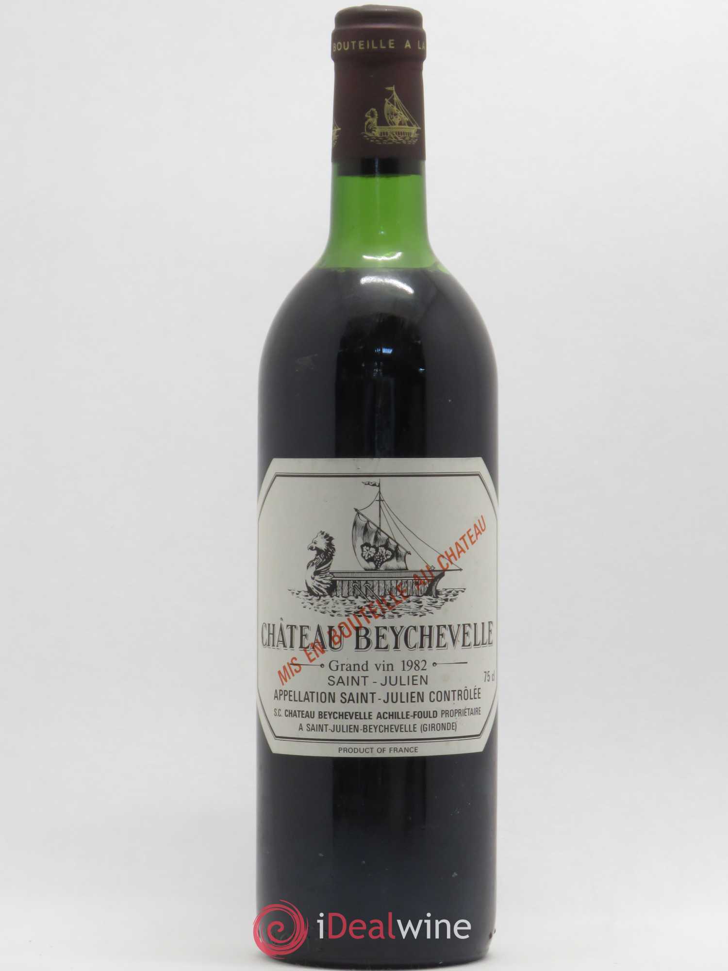 Château Beychevelle 4ème Grand Cru Classé 1982 - Lot de 1 bouteille - 0