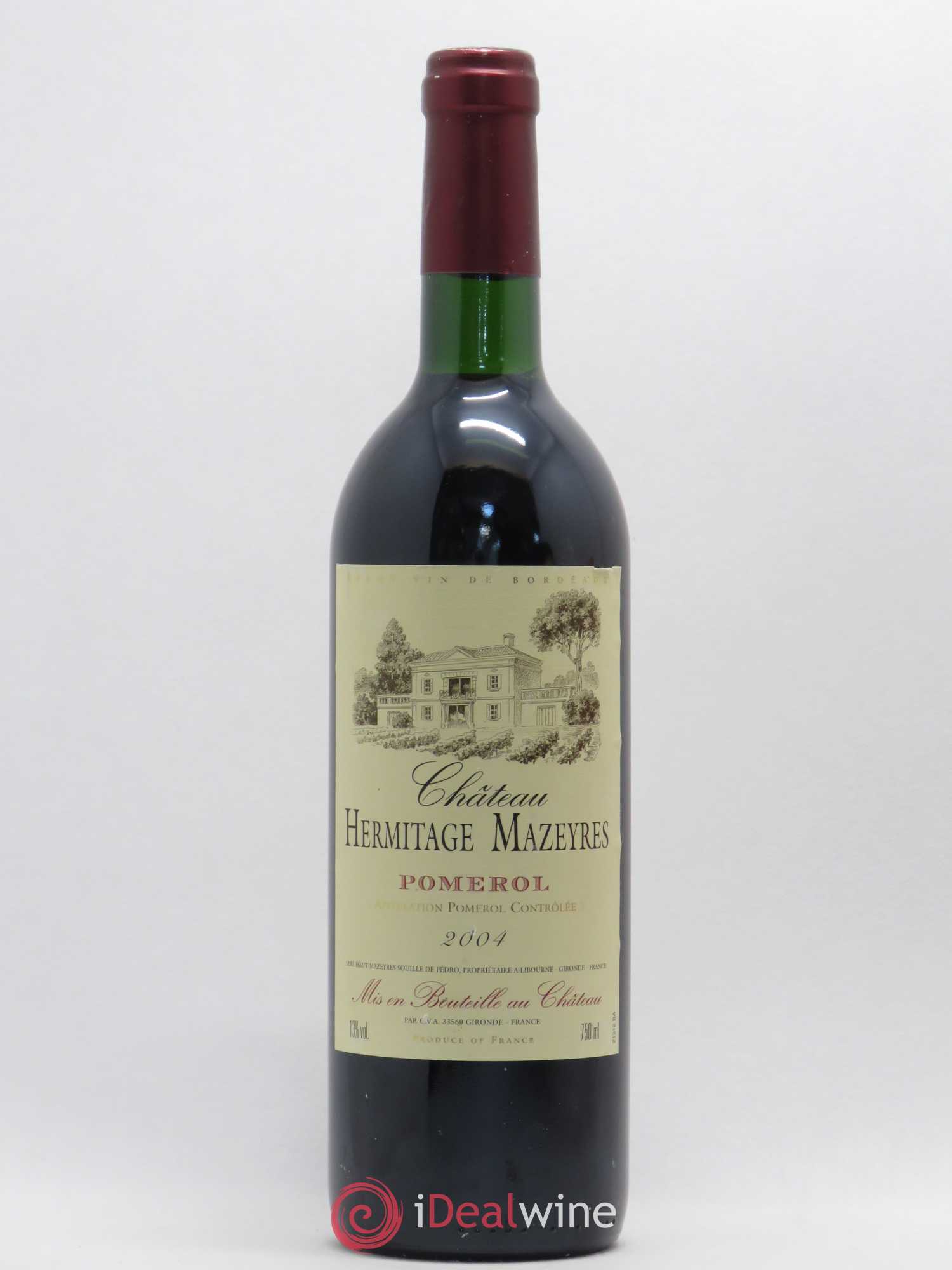 Pomerol Château Hermitage Mazeyres 2004 - Posten von 1 Flasche - 0