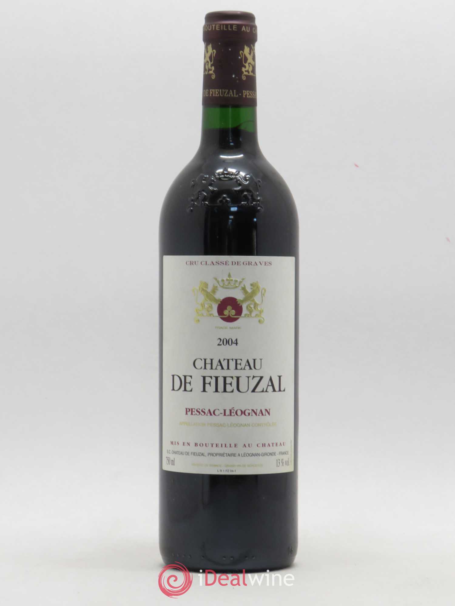 Château de Fieuzal Cru Classé de Graves 2004 - Lot de 1 bouteille - 0