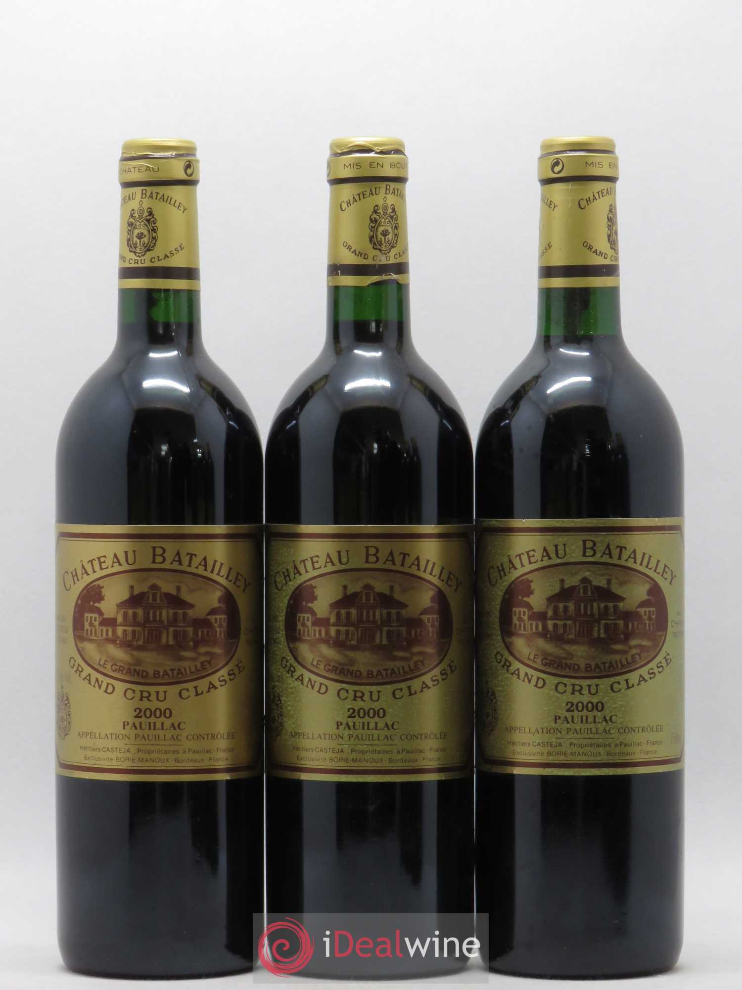 Château Batailley 5ème Grand Cru Classé 2000 - Lot de 12 bouteilles - 1